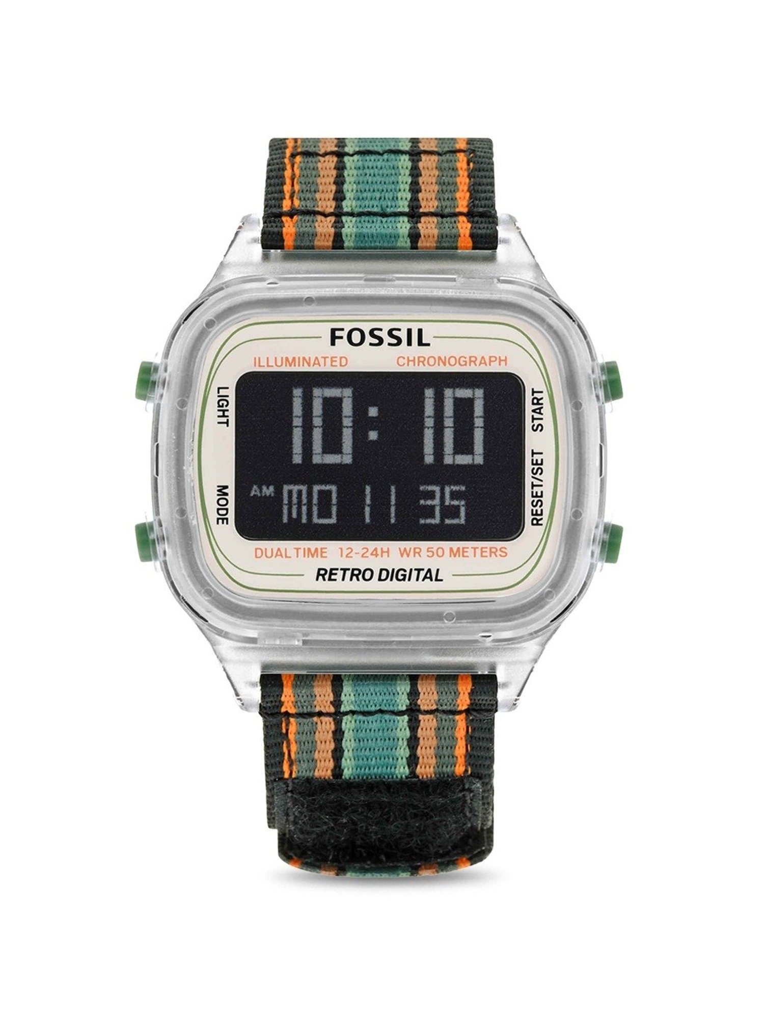 Fossil digital plus online analog watch