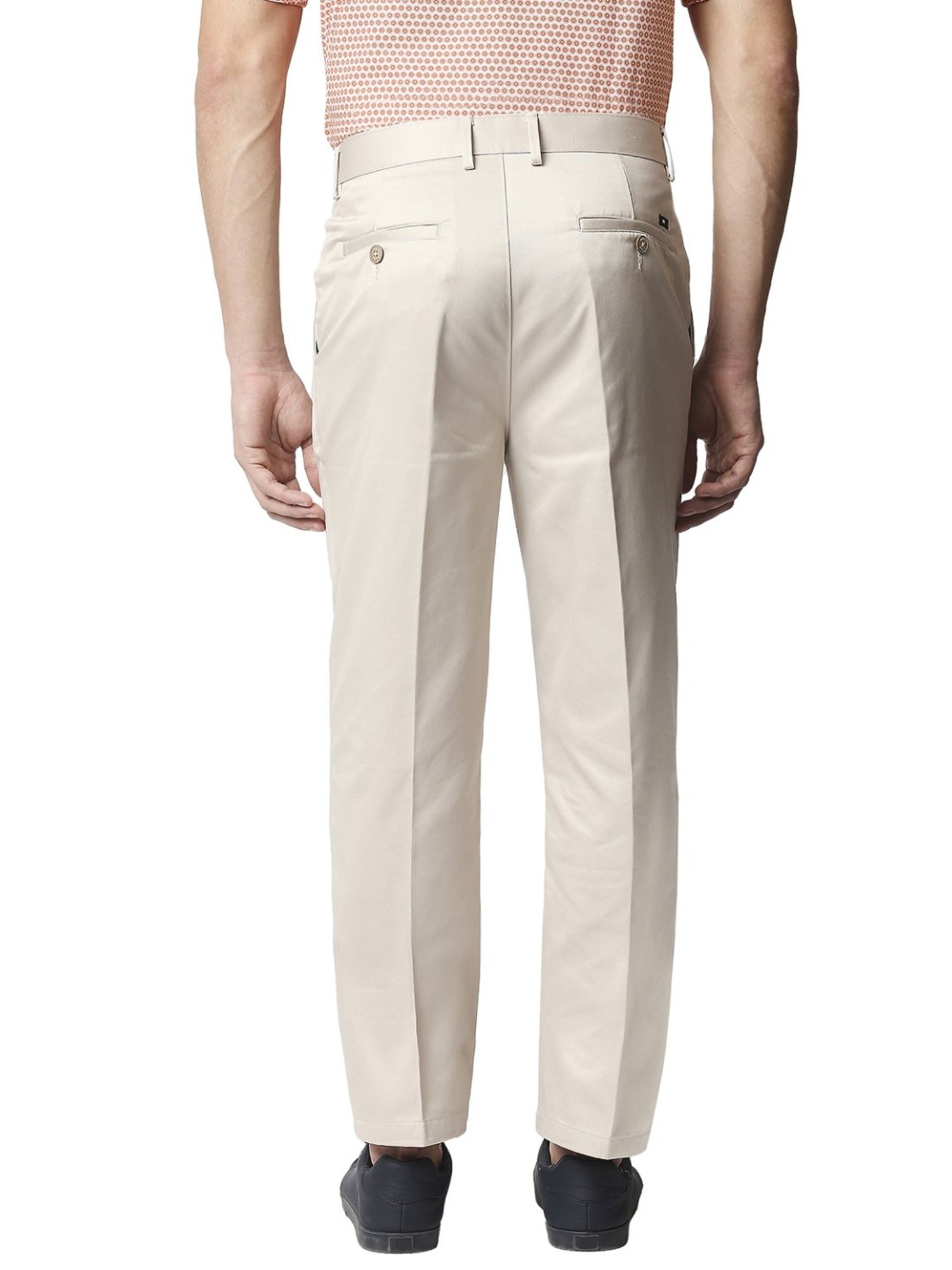 Buy Basics Khaki Comfort Fit Trousers for Mens Online  Tata CLiQ