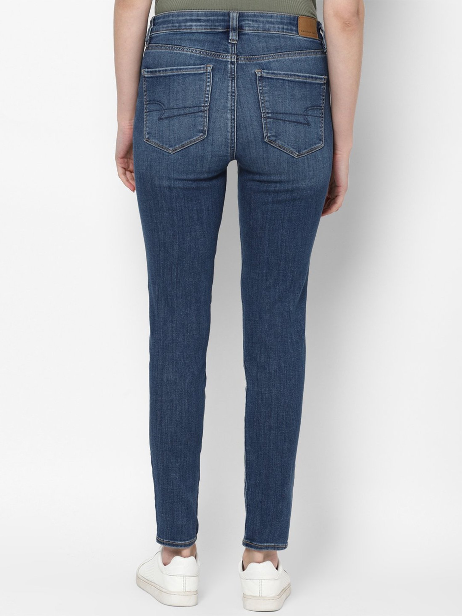 Buy American Eagle Outfitters Blue Skinny Fit Distressed Jeans for Mens  Online @ Tata CLiQ