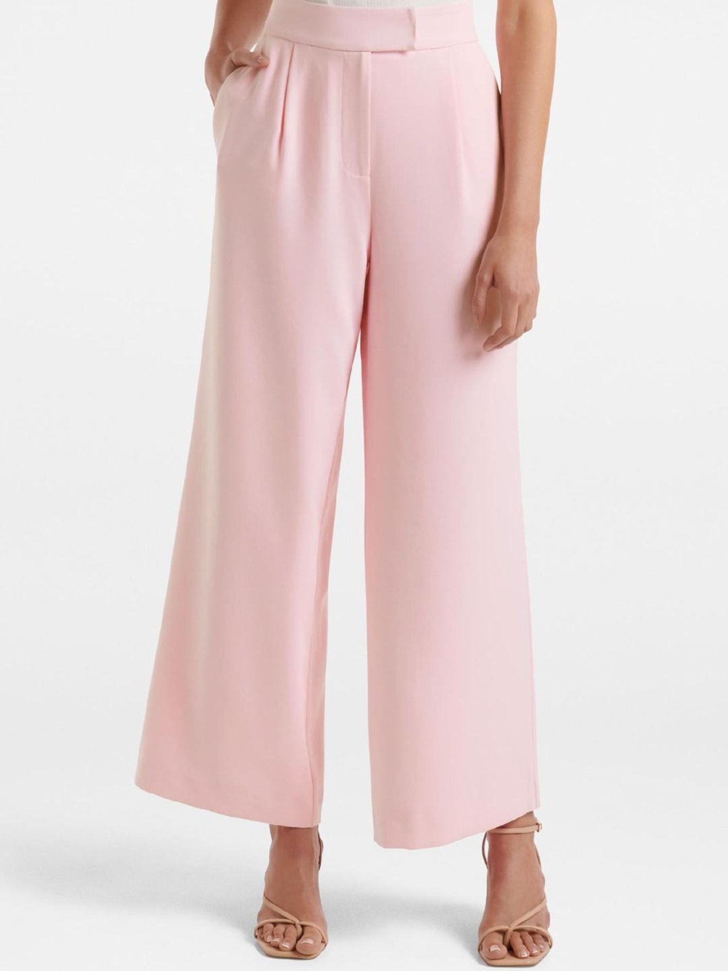 Buy Pink Mid Rise Slim Fit Trousers for Men