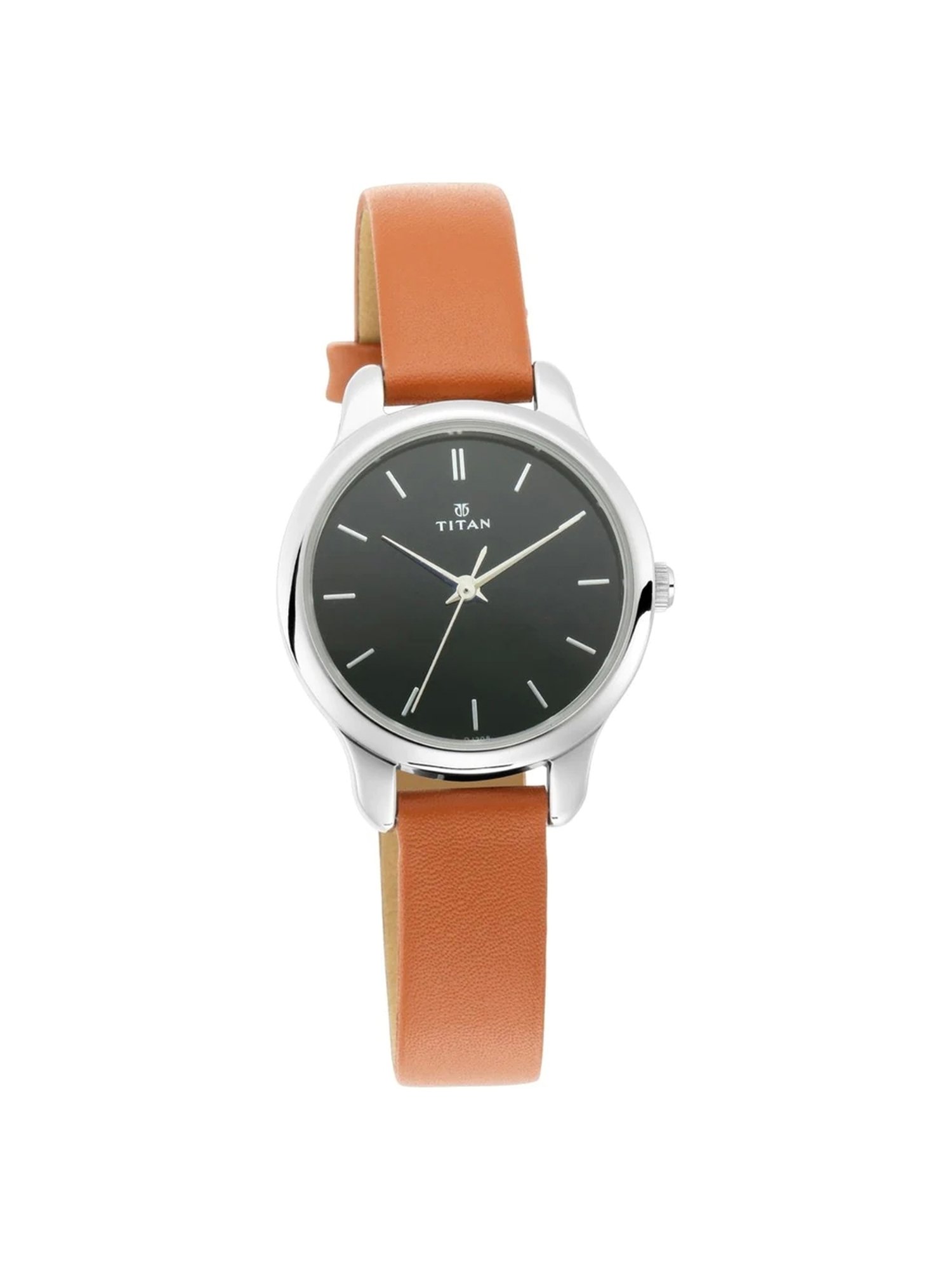 Titan leather belt deals watches for ladies