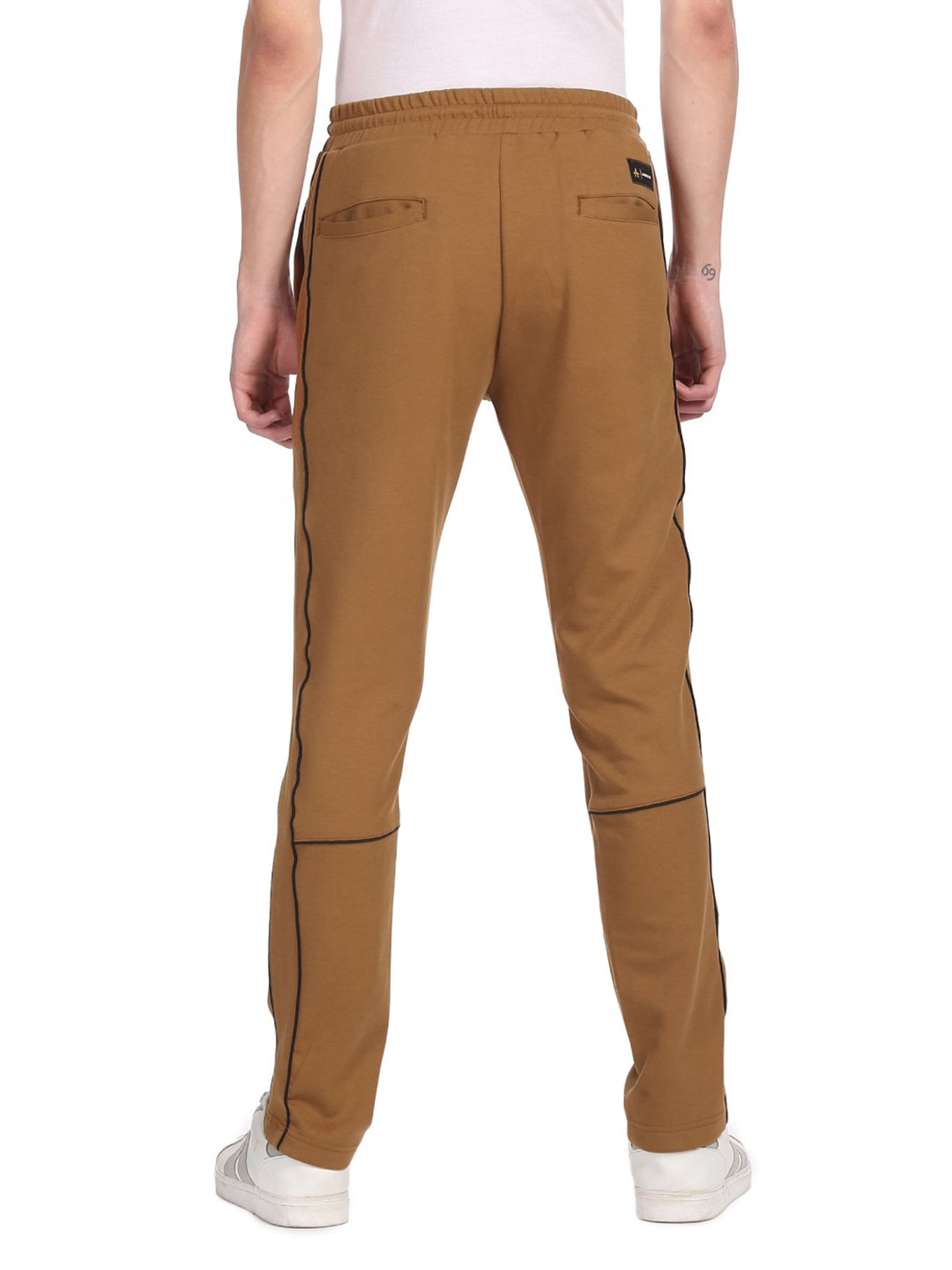 Arrow Men's Tapered Fit Plain Flat Front Casual Pants (Dark Gray) | Lazada  PH