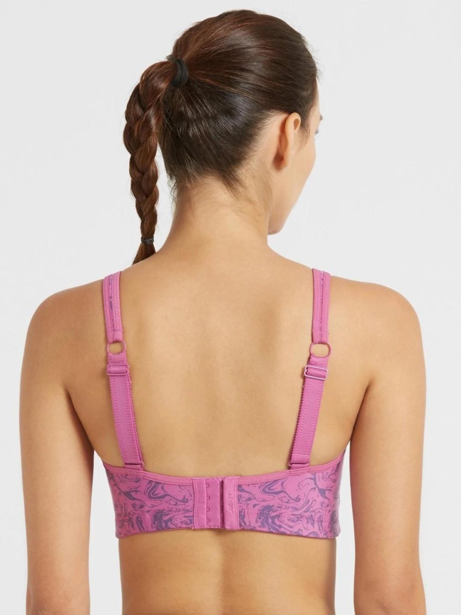 Buy Jockey Purple Printed Sports Bra for Women Online @ Tata CLiQ