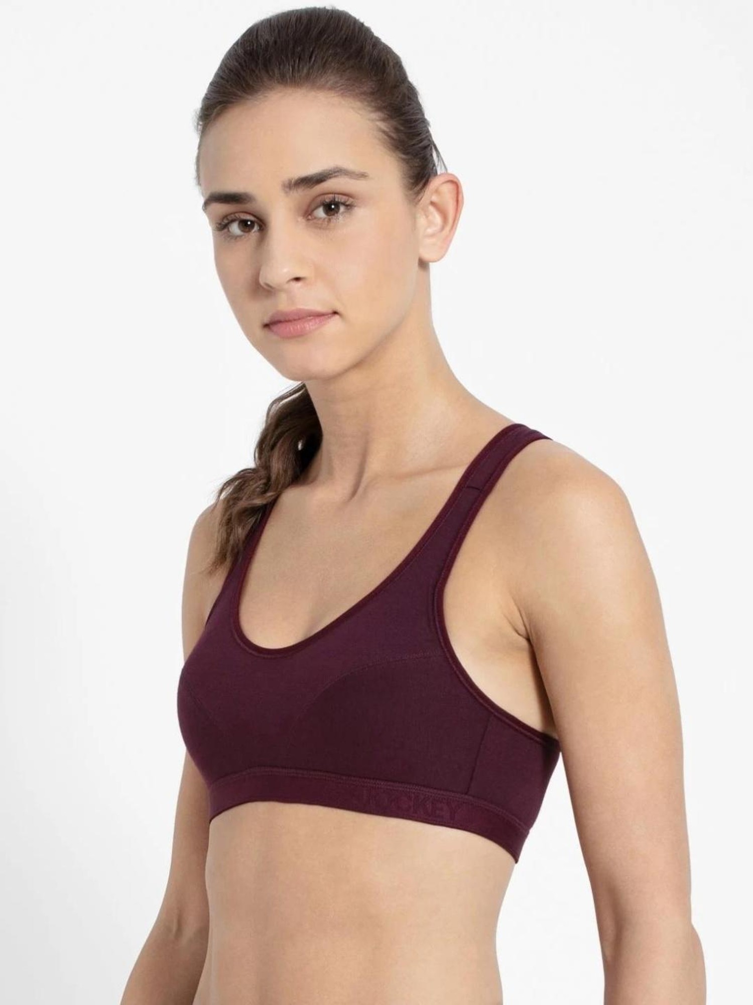 Lace Legacy Padded Wired Full Cover T-Shirt Bra - Burgundy Wine