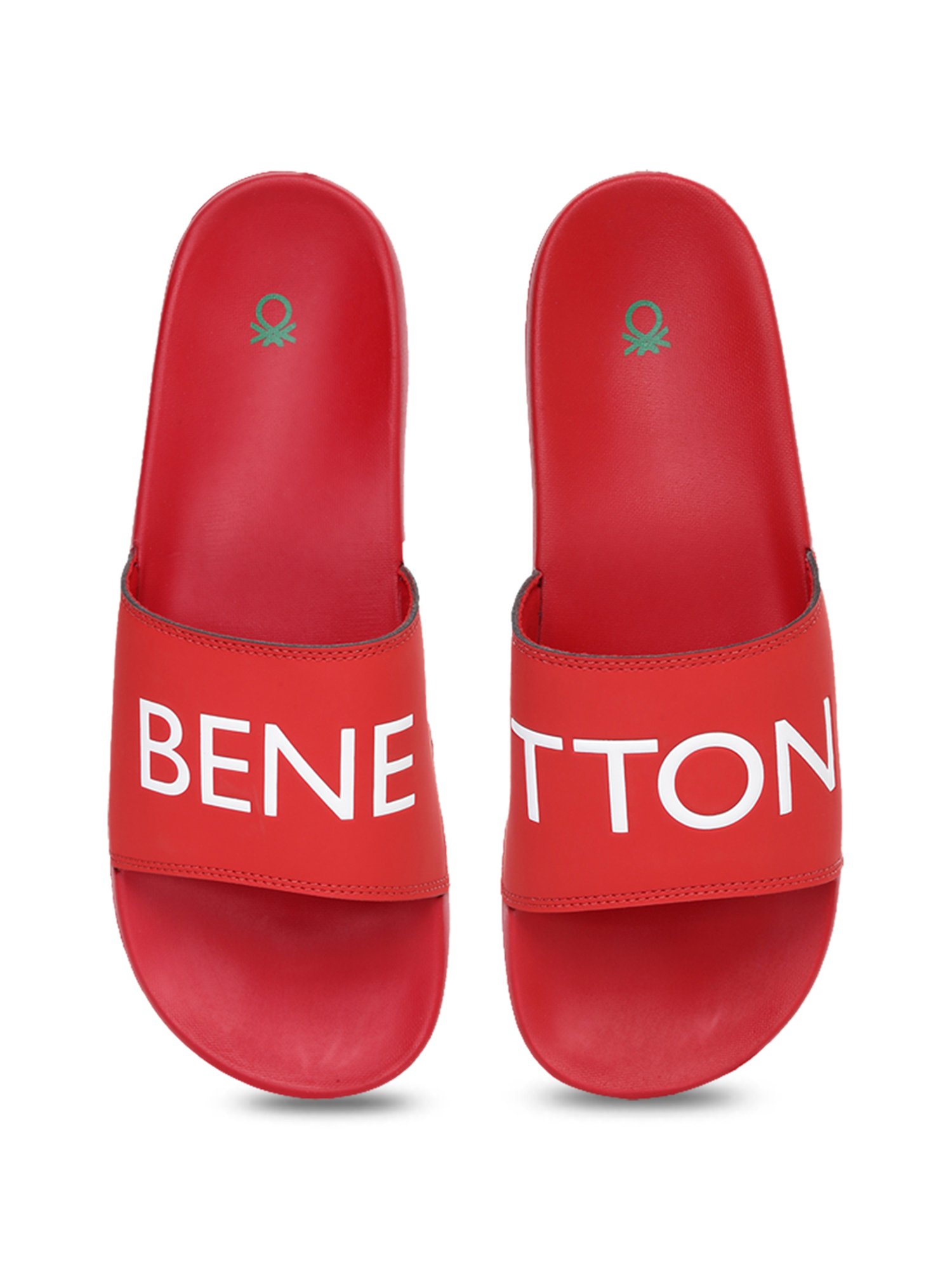 Buy United Colors of Benetton Men s Red Slides for Men at Best