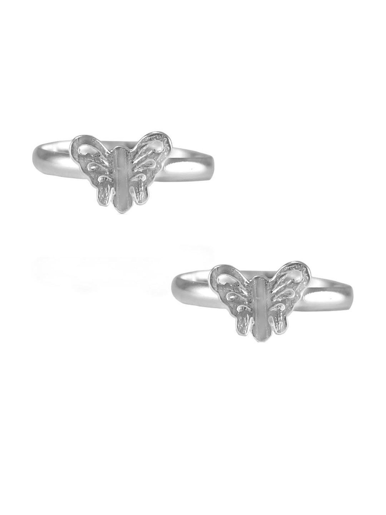 Hj silver deals butterfly ring