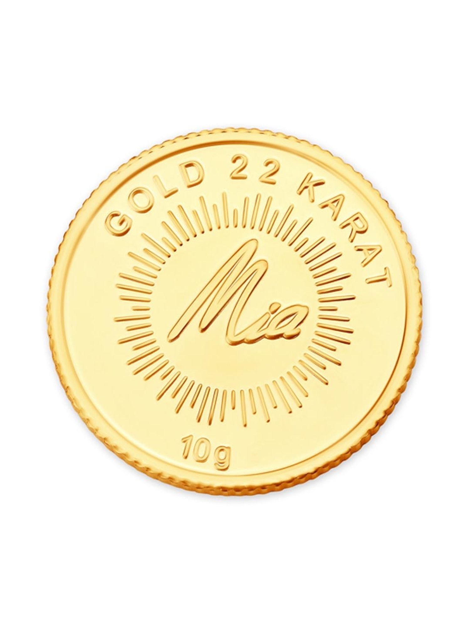 Tanishq 10 gram on sale gold coin price