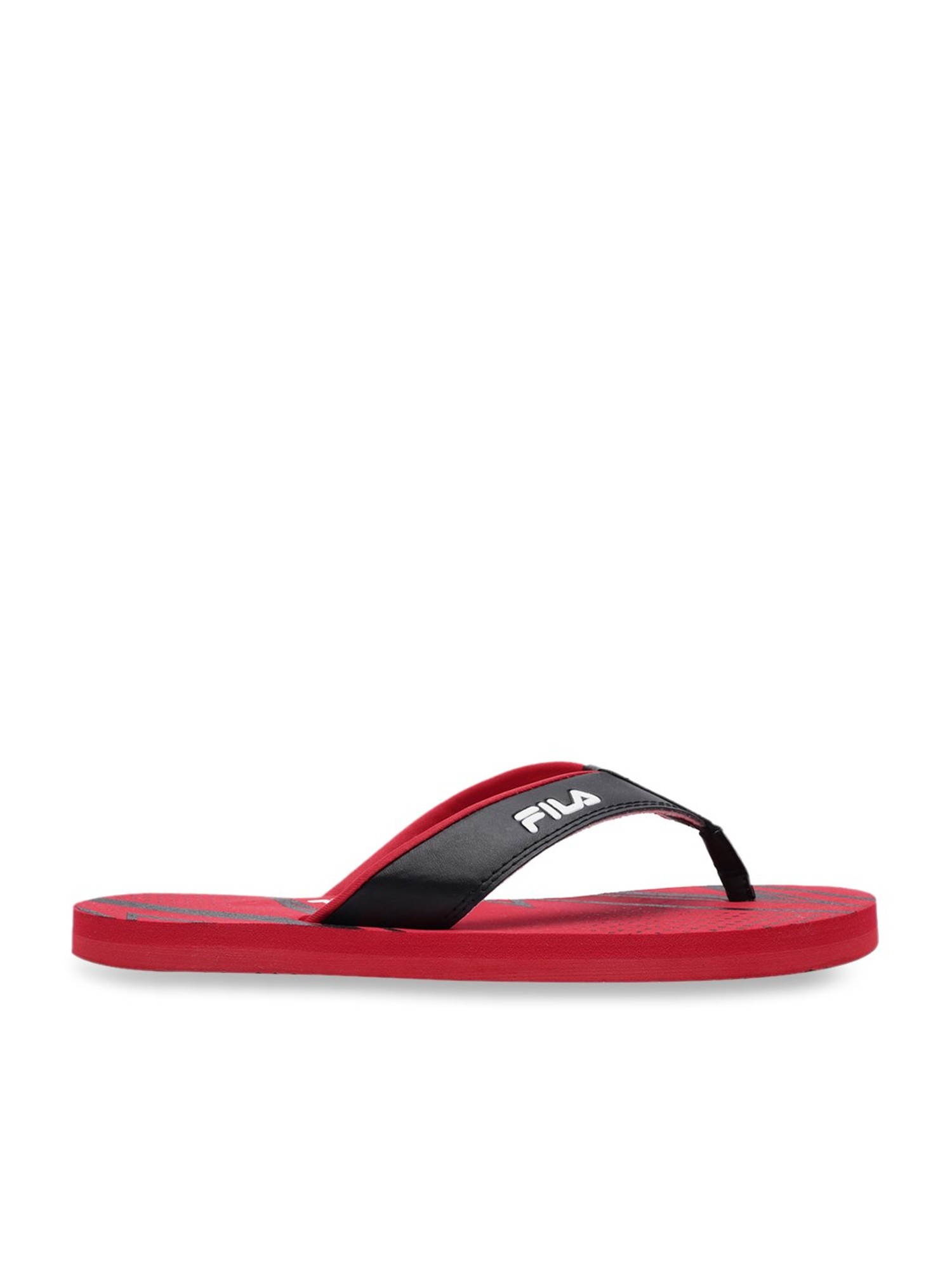 Fila Men's Black, White and Red Slip-on Sandal - 10 D (M) US : Amazon.in:  Fashion