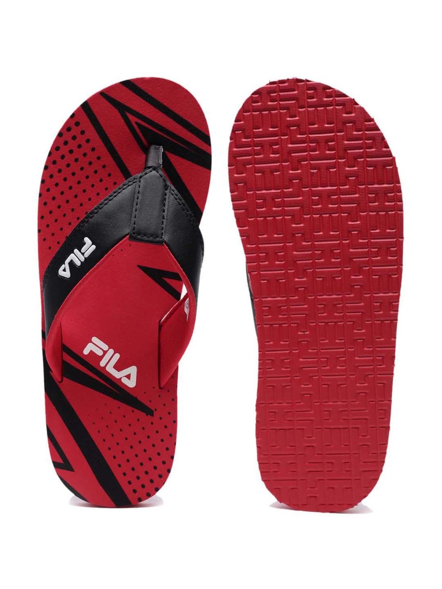 Buy Red Flip Flop & Slippers for Women by FILA Online | Ajio.com