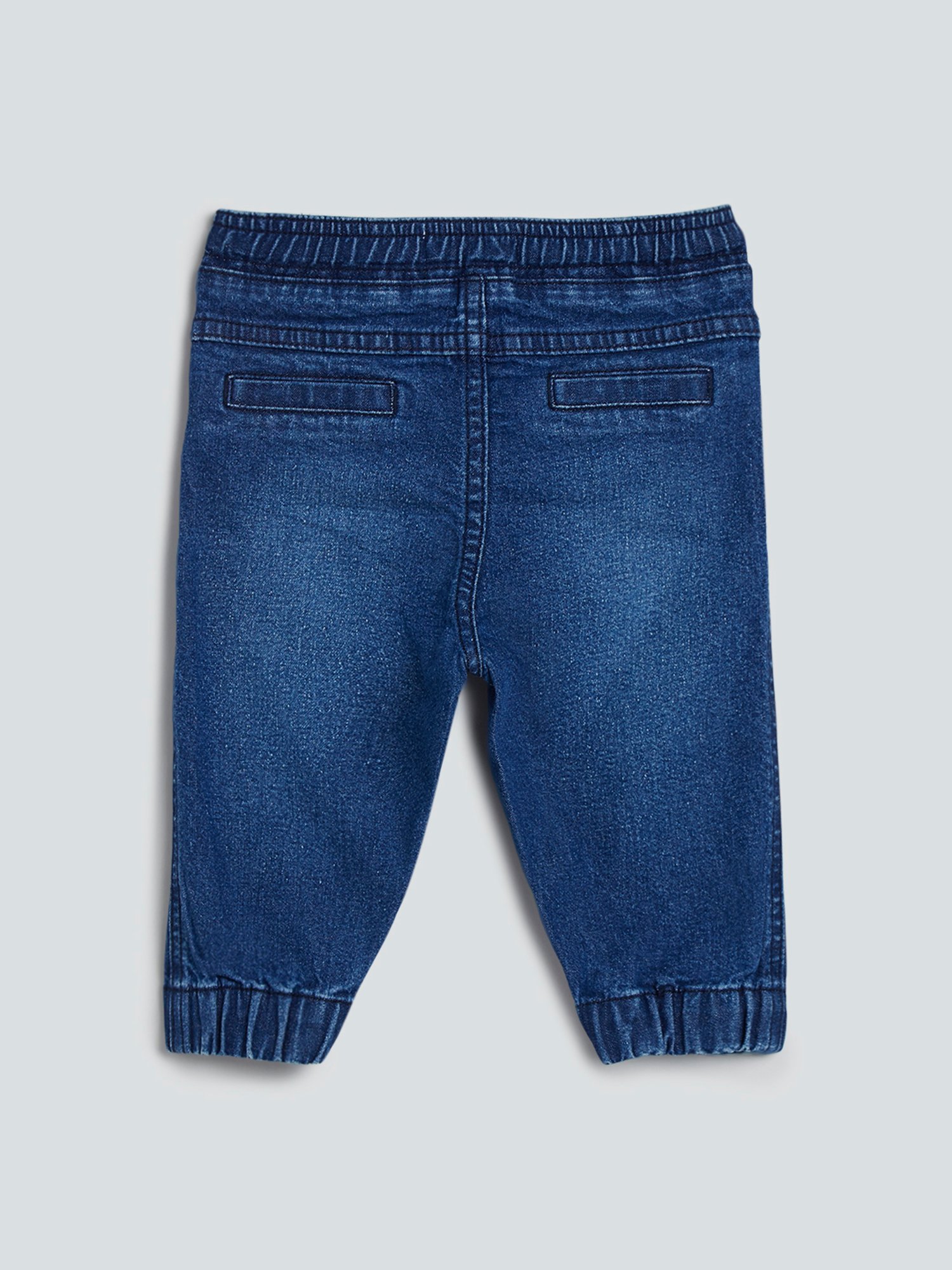 Buy HOP Baby Blue Jogger-Style Jeans from Westside