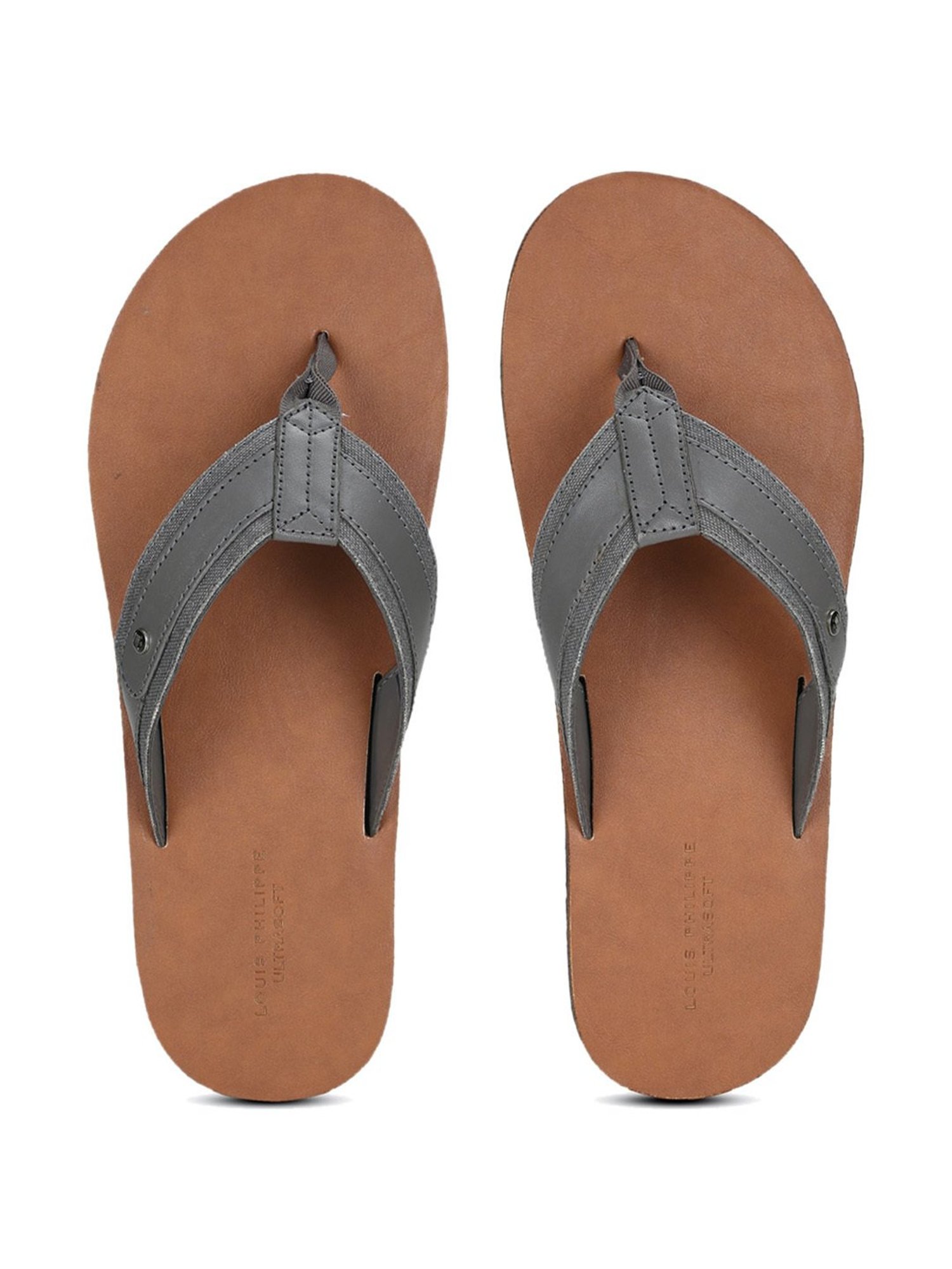 Buy Louis Philippe Men Black Genuine Leather Sandals - Sandals for Men  1553462 | Myntra