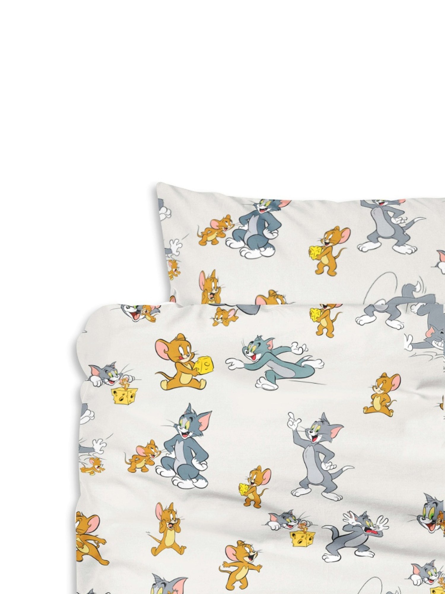 Buy Haus & Kinder Tom & Jerry Off White 186 TC Cotton Bed