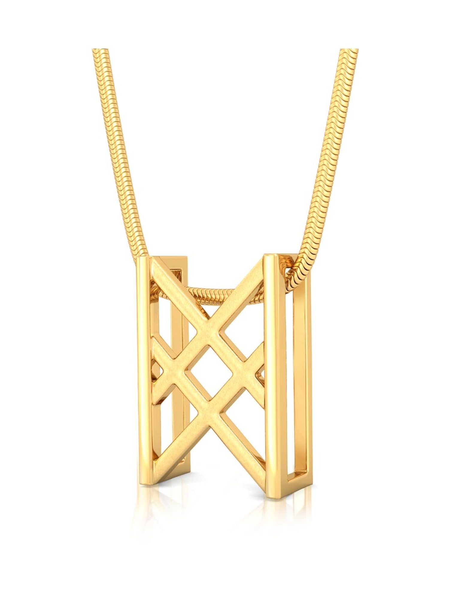 Cross - Risen Cross Gold Pendant - Necklace - PEN832