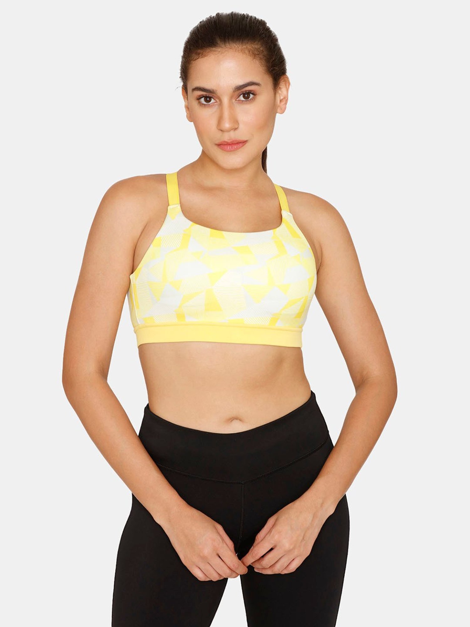 Buy Zelocity by Zivame Blue Printed Sports Bra for Women's Online @ Tata  CLiQ