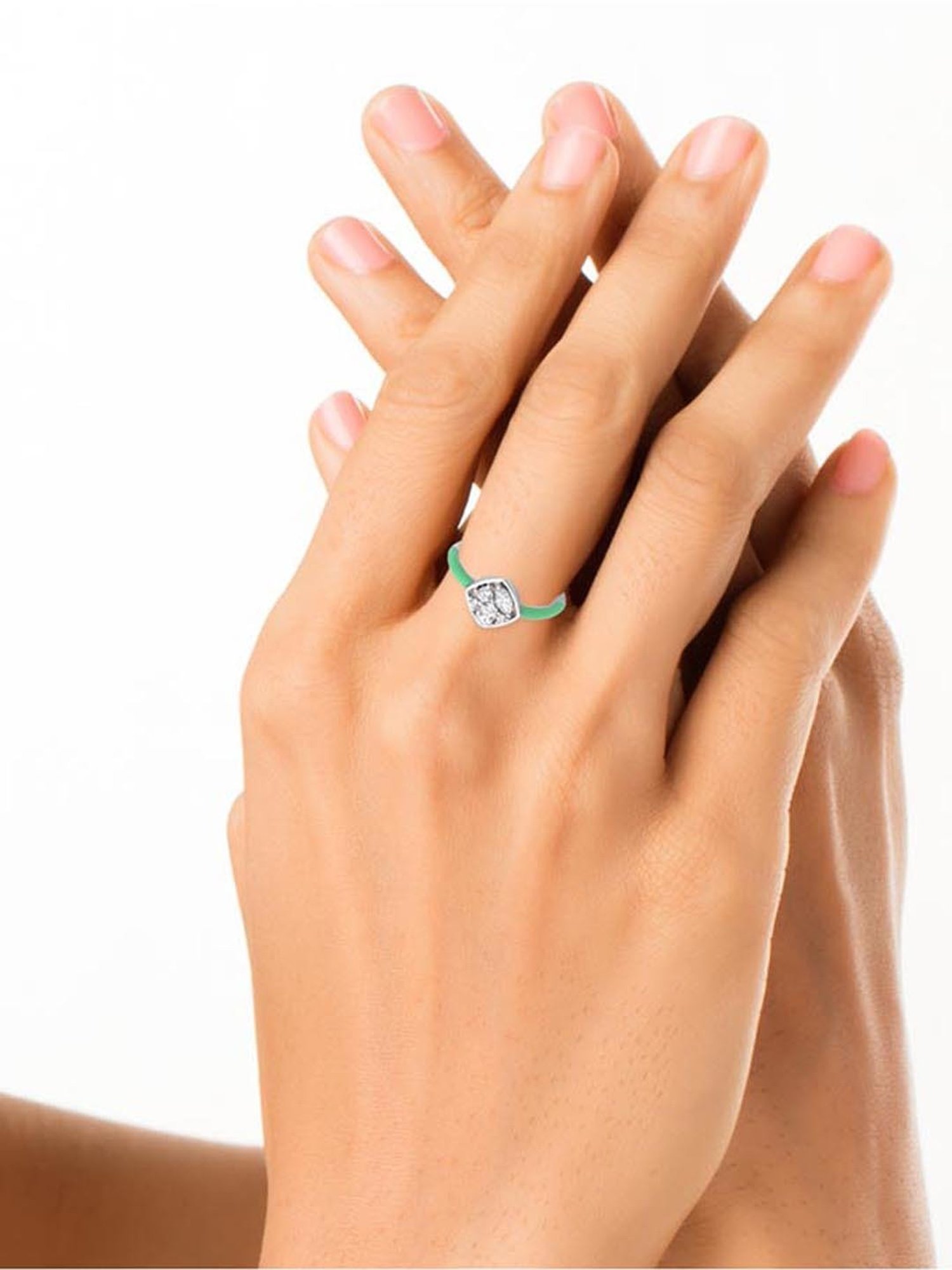 Buy Mia by Tanishq 92.5 Sterling Silver Ring for Women Online At Best Price Tata CLiQ