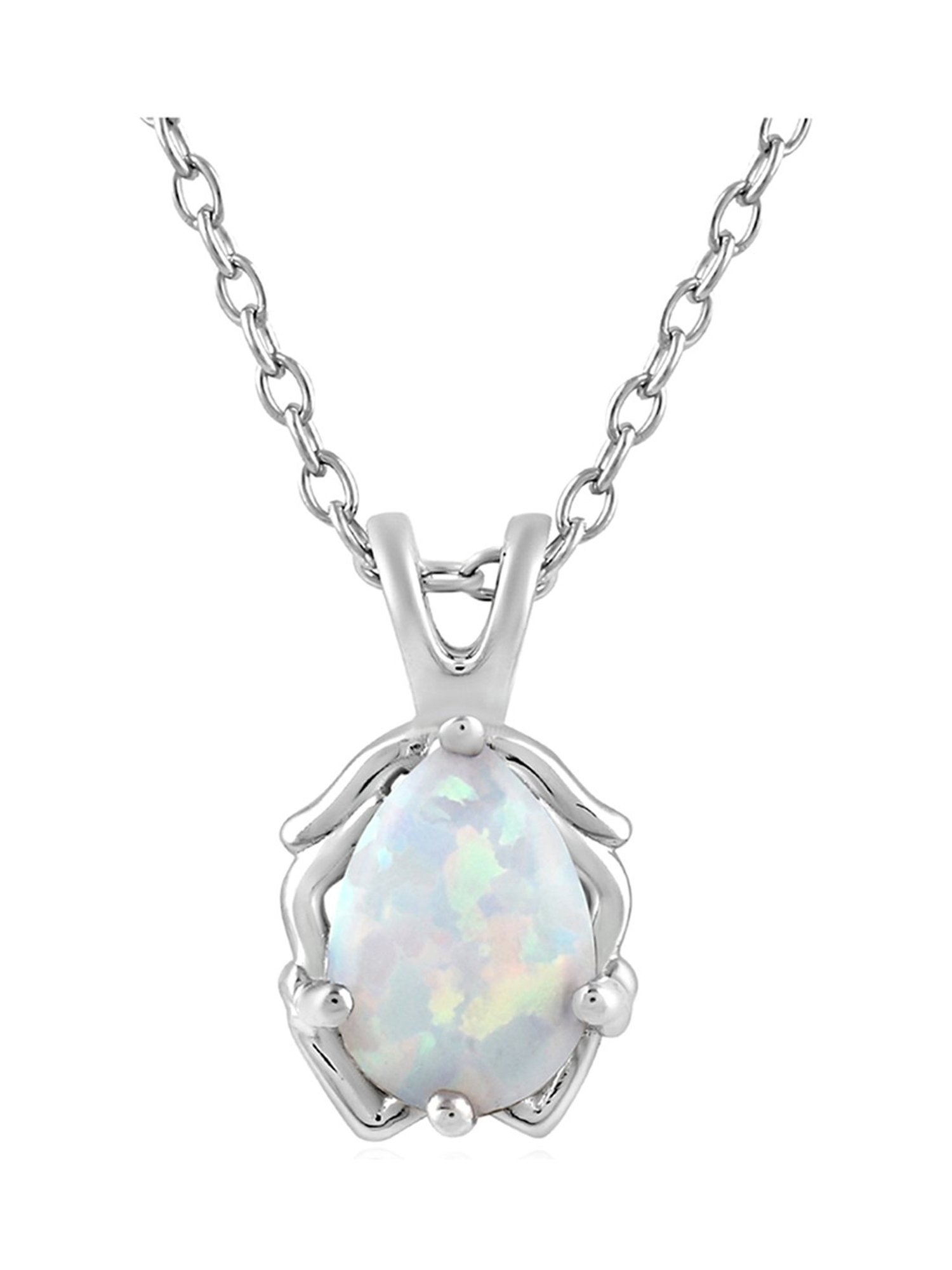 Petite Oval Pendant with Crushed Opal and Cremation Ash - Memorial Glass &  Jewelry