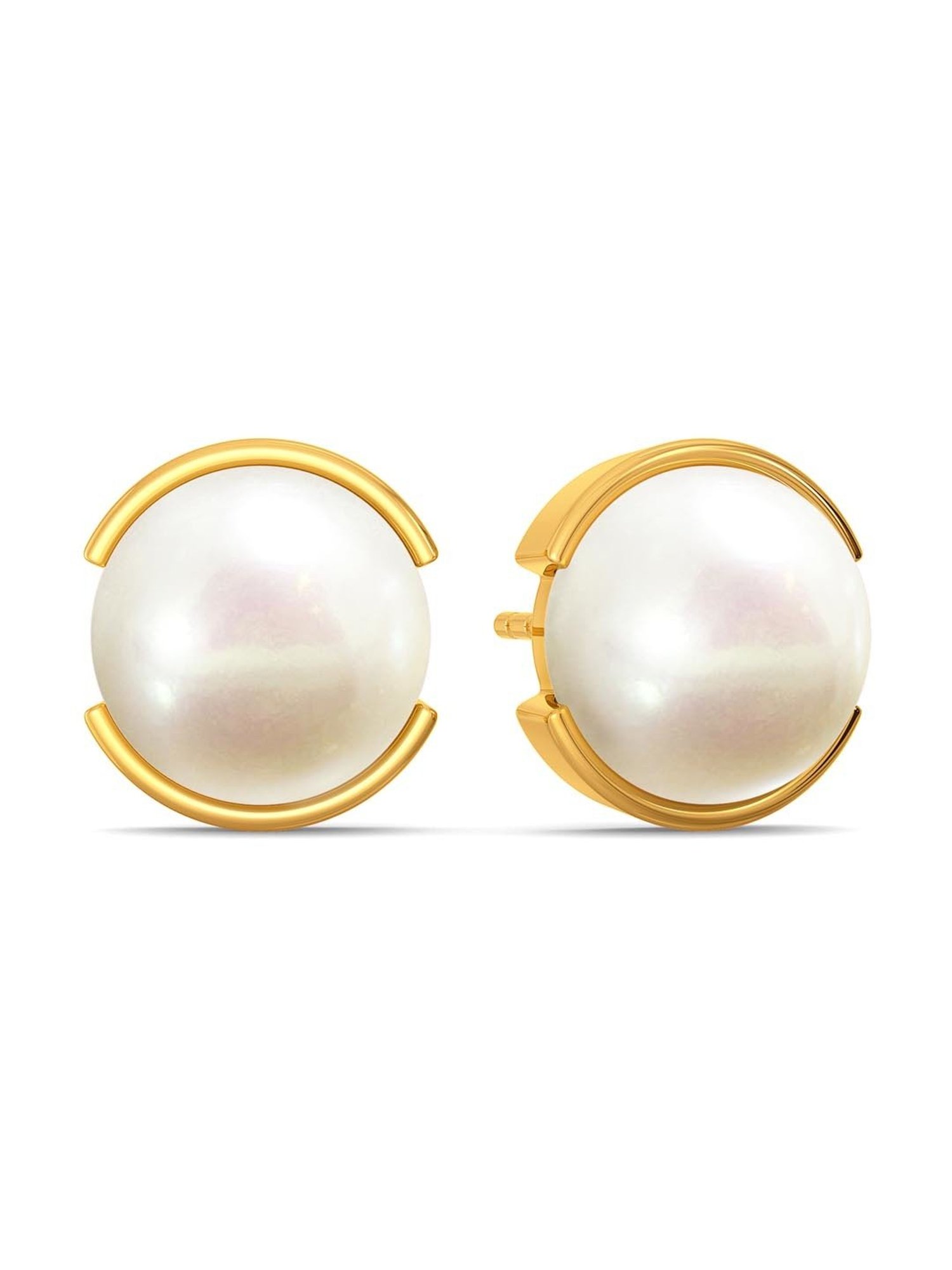 Buy White  GoldToned Earrings for Women by Sohi Online  Ajiocom
