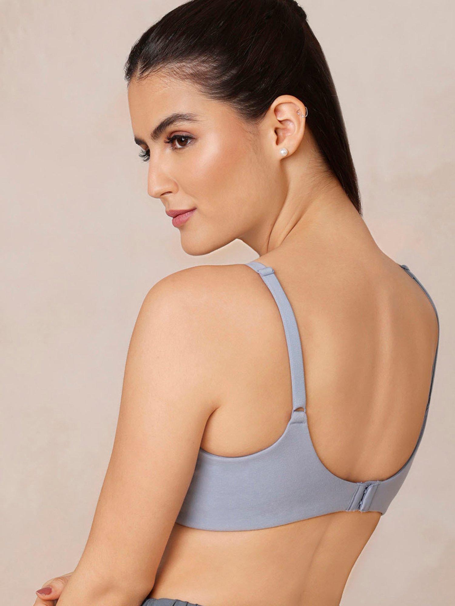 Nykd By Nykaa Cups Of Joy Cotton Bra - Wire-Free Shaping Bra, Padded, 3/4Th  Coverage - Nyb094