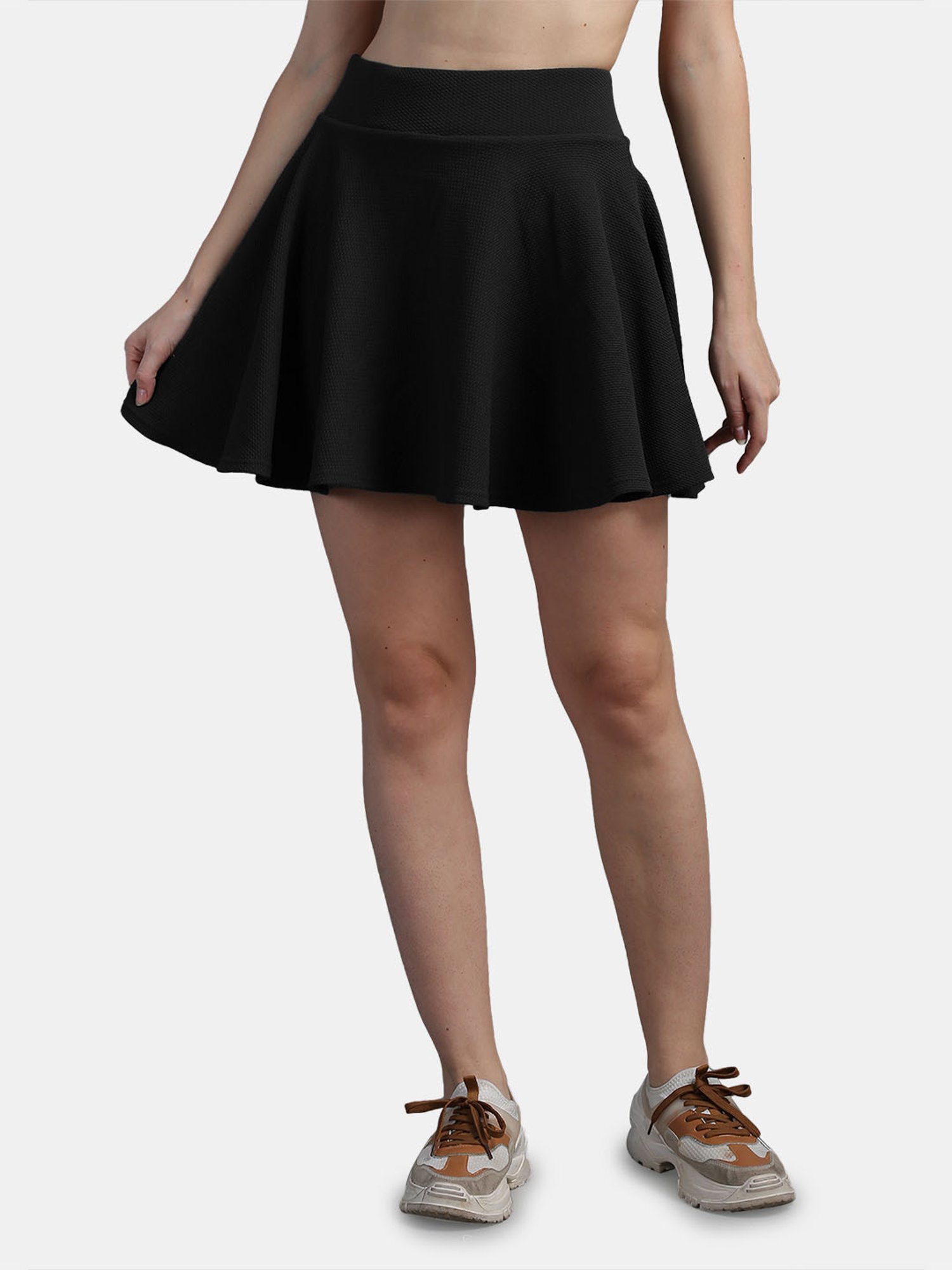 Buy N-Gal Black Mini Skirt for Women Online @ Tata CLiQ