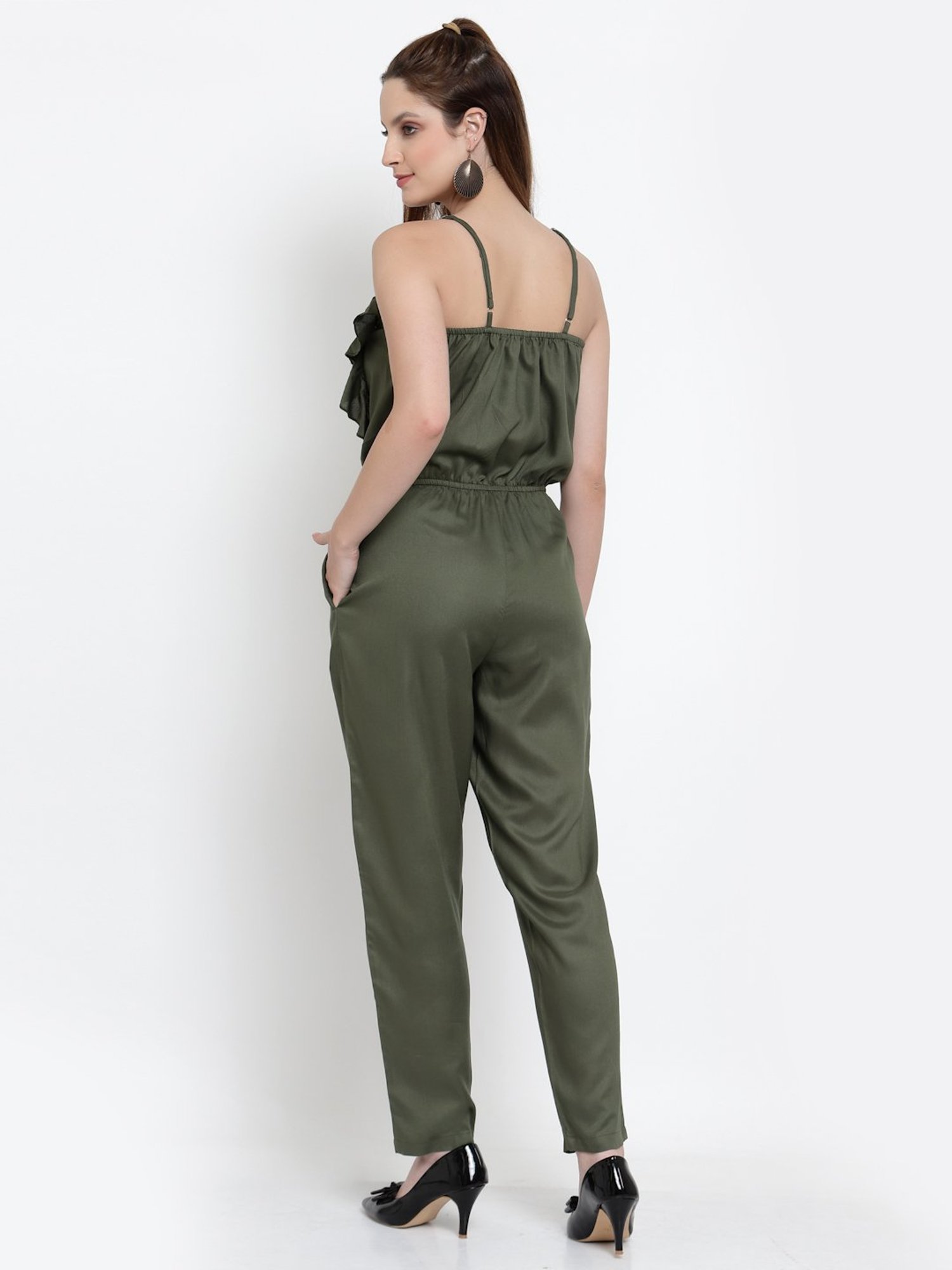 Olive store green catsuit