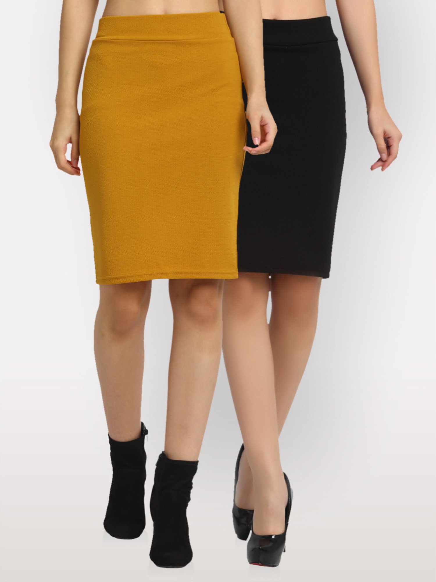 Buy Yellow Skirts for Women by NEUDIS Online