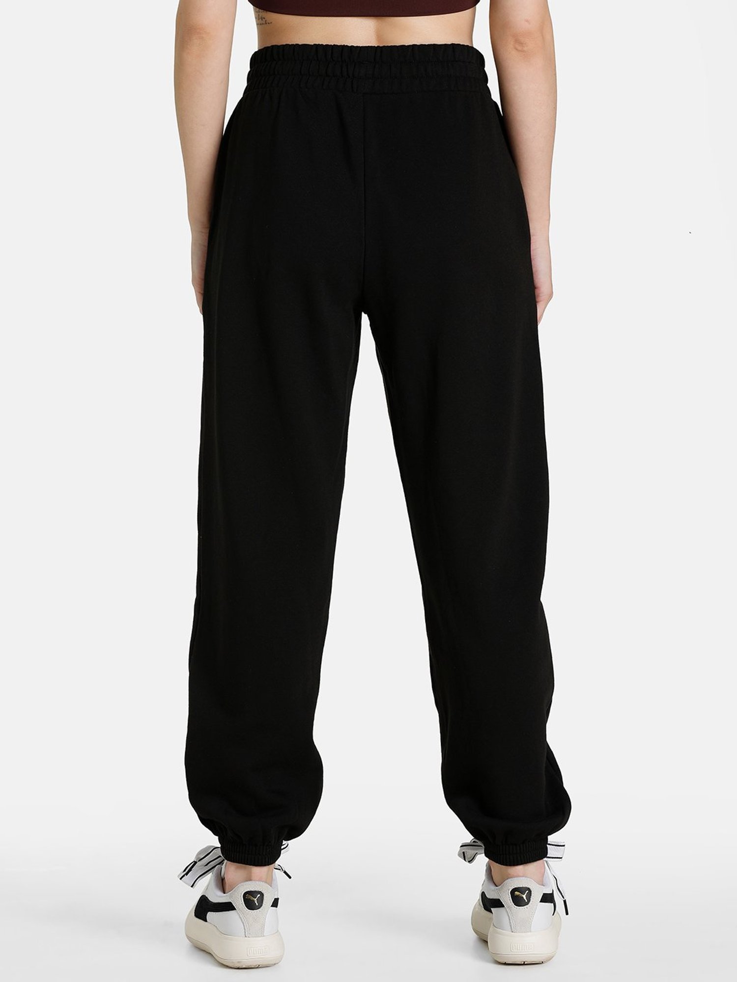 Buy Kazo Black Loose Fit Sweat Pants for Women's Online @ Tata CLiQ