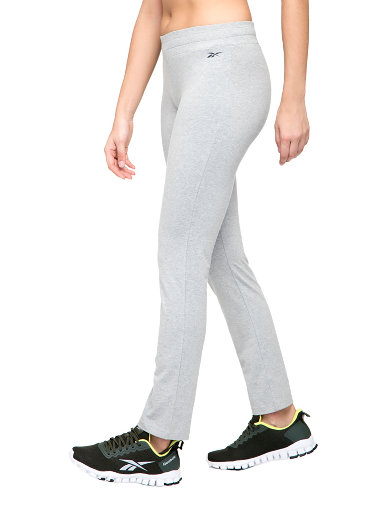 Reebok Grey Cotton Sports Leggings