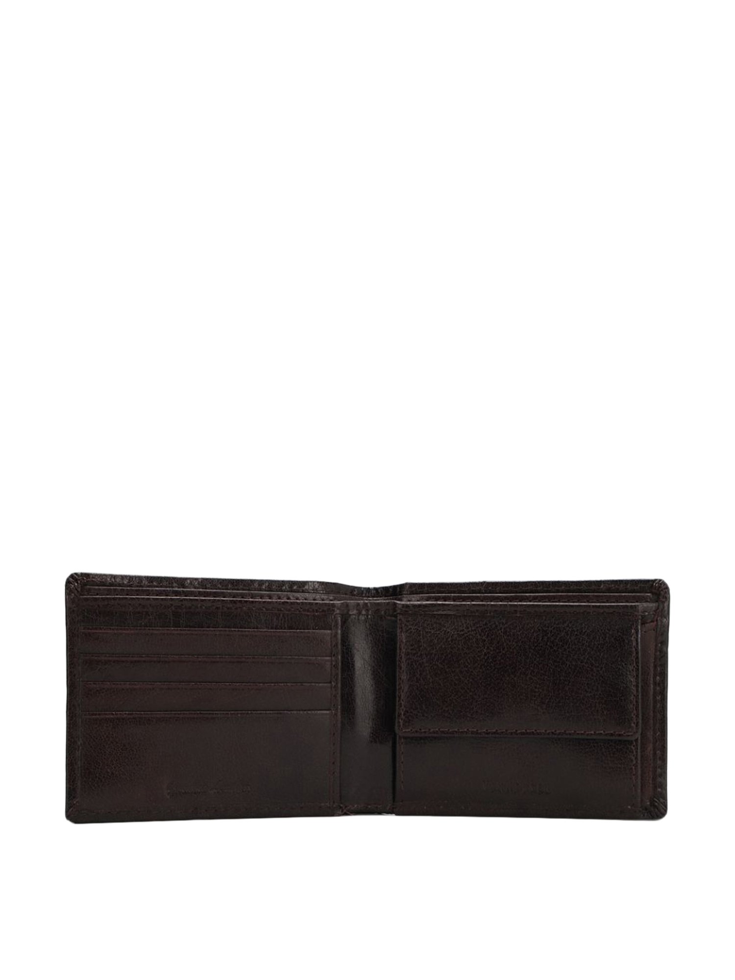 Buy Van Heusen Brown Quilted Leather Bi-Fold Wallet for Men at Best Price @  Tata CLiQ