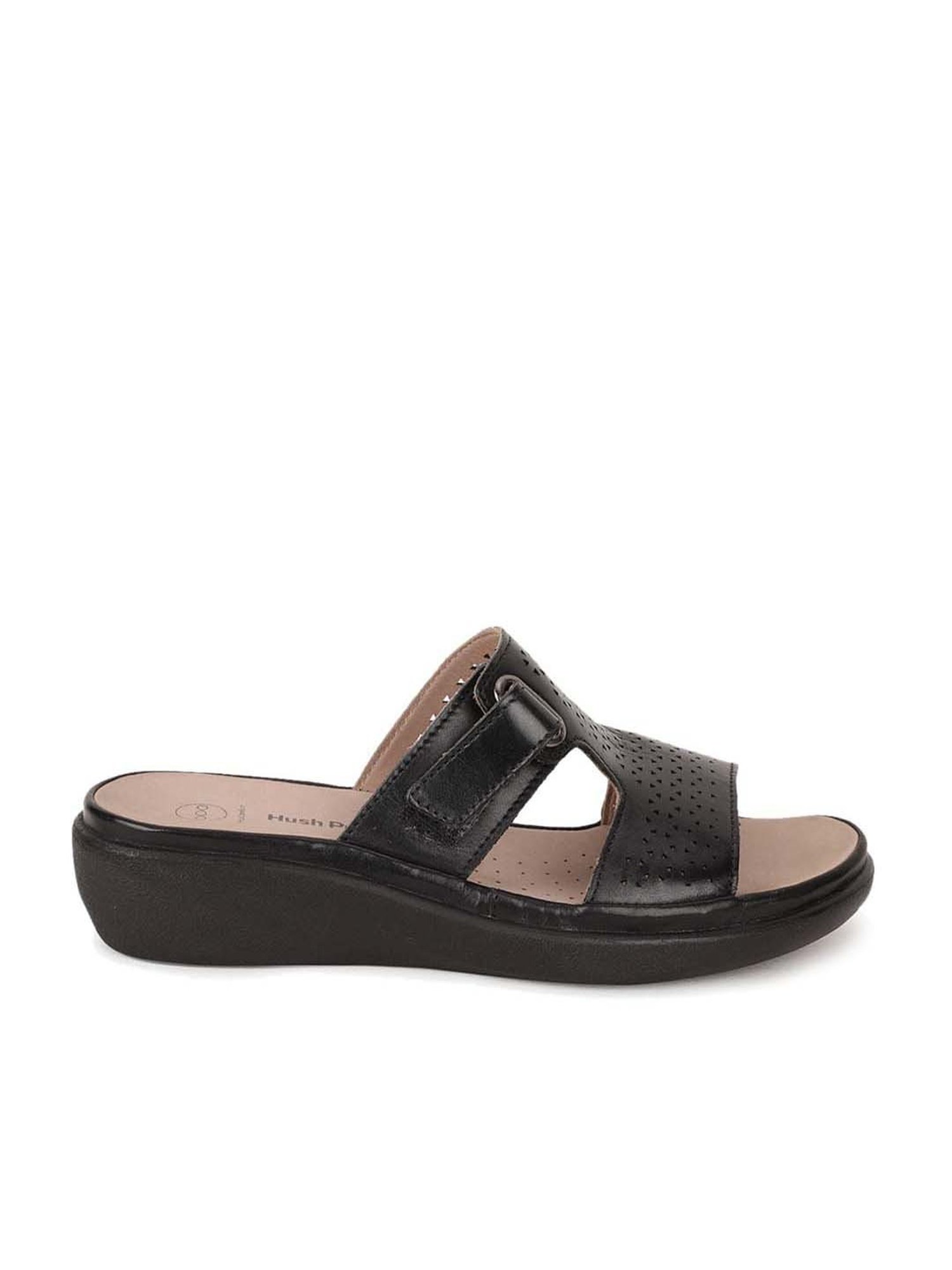 Buy Hush Puppies by Bata Black Casual Sandals for Men at Best Price @ Tata  CLiQ