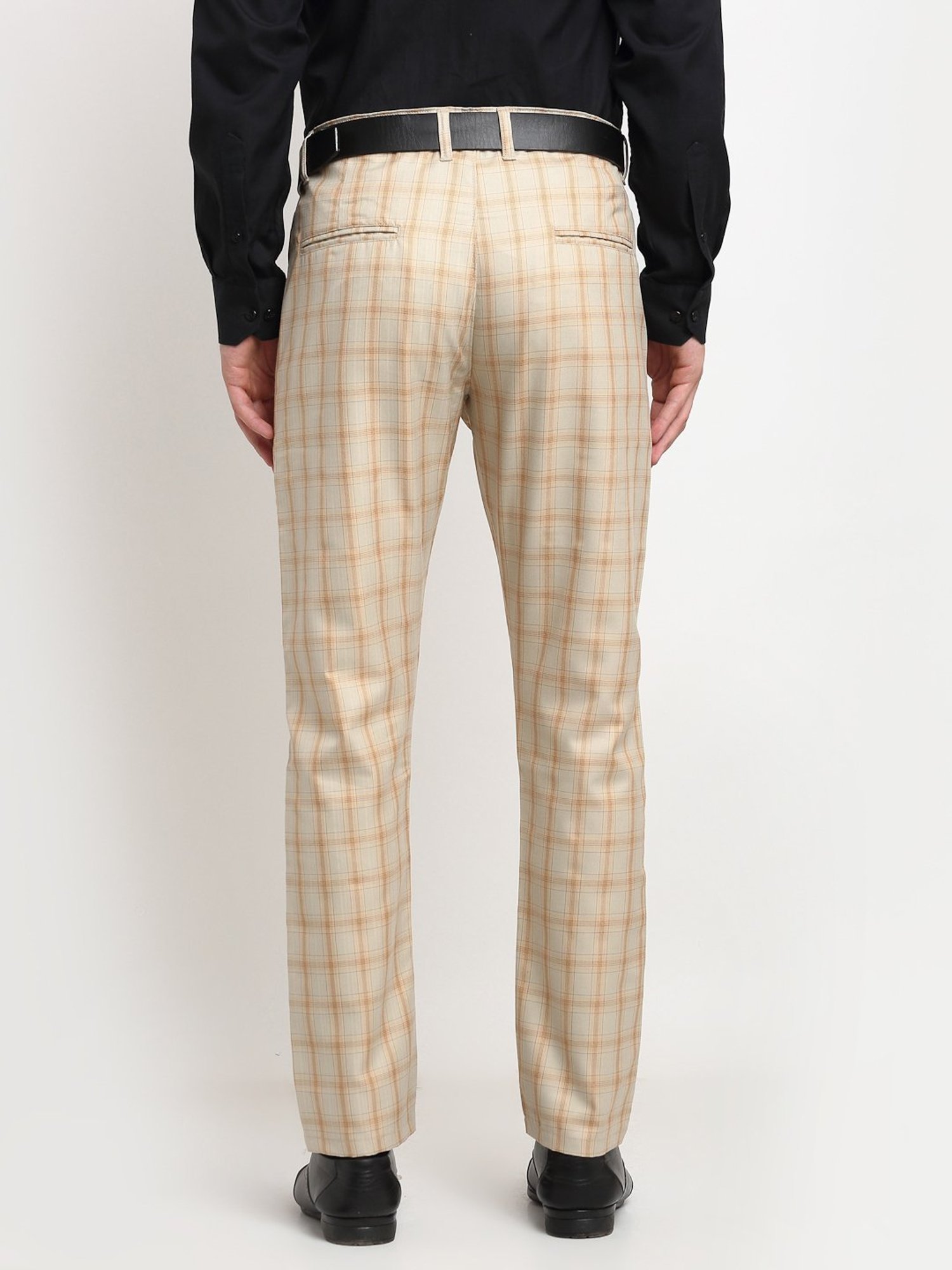 Buy Checked Tapered Fit Trousers Online at Best Prices in India - JioMart.