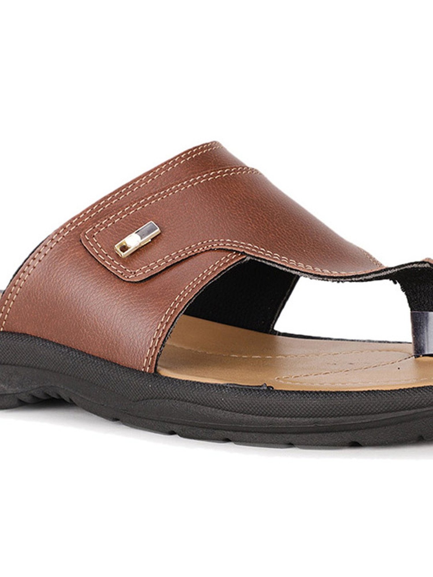 Buy Bata Men Tan Sandals Online