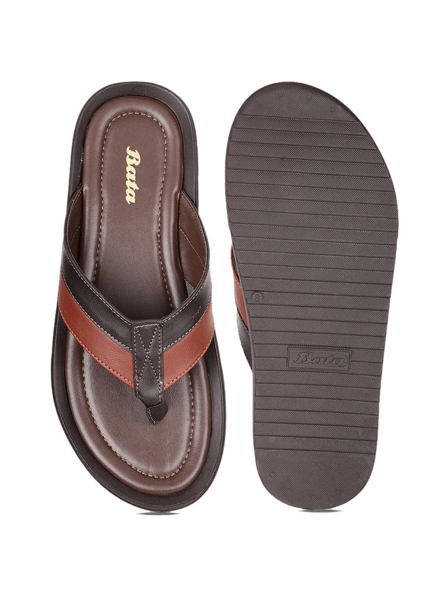 Buy BATA mens Toe King Brown Sandal - 7 UK (8714214) at Amazon.in