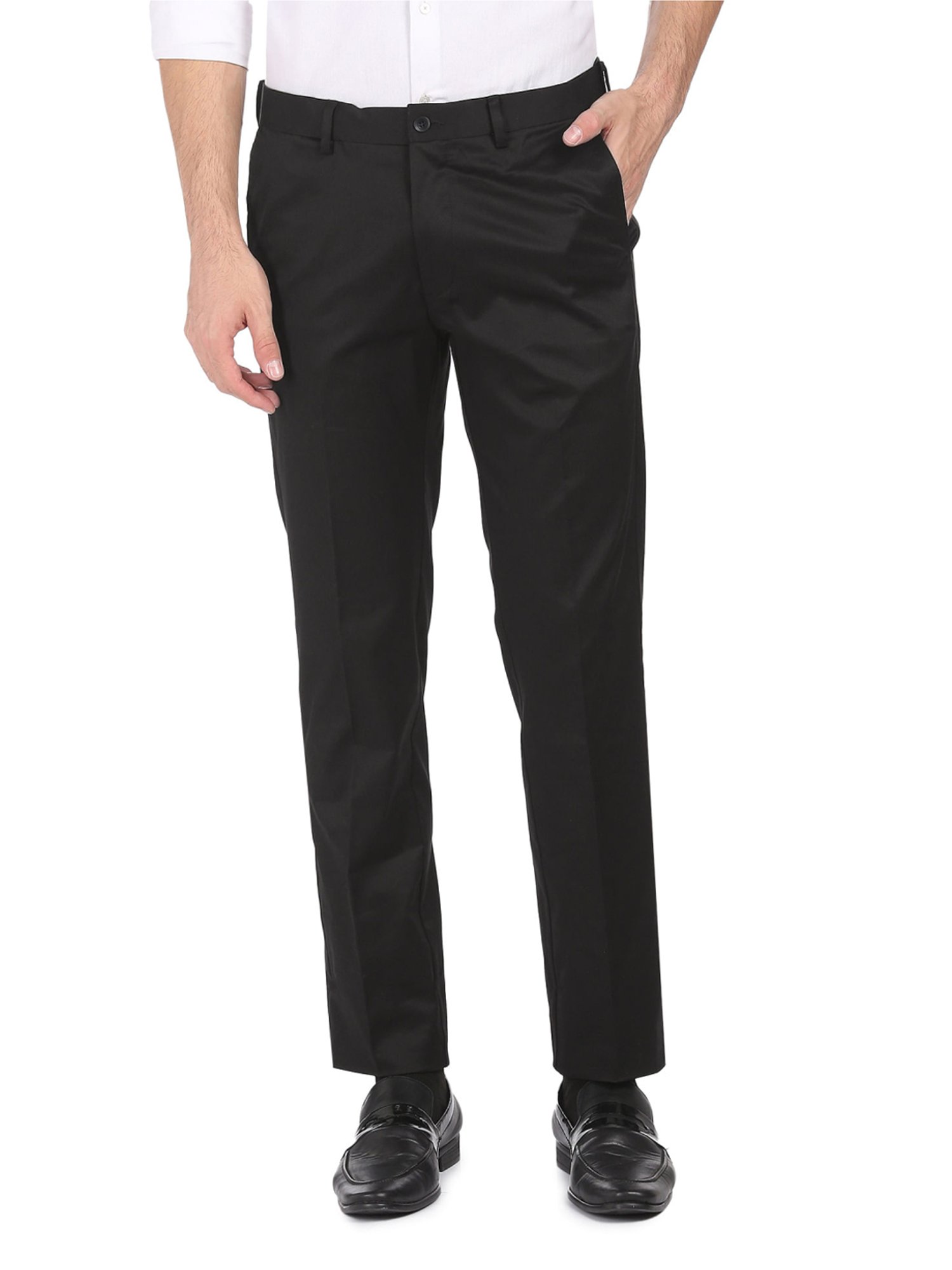 Arrow Sports Casual Trousers  Buy Arrow Sports Men Brown Chrysler Slim Fit  Cotton Stretch Solid Casual Trousers Online  Nykaa Fashion