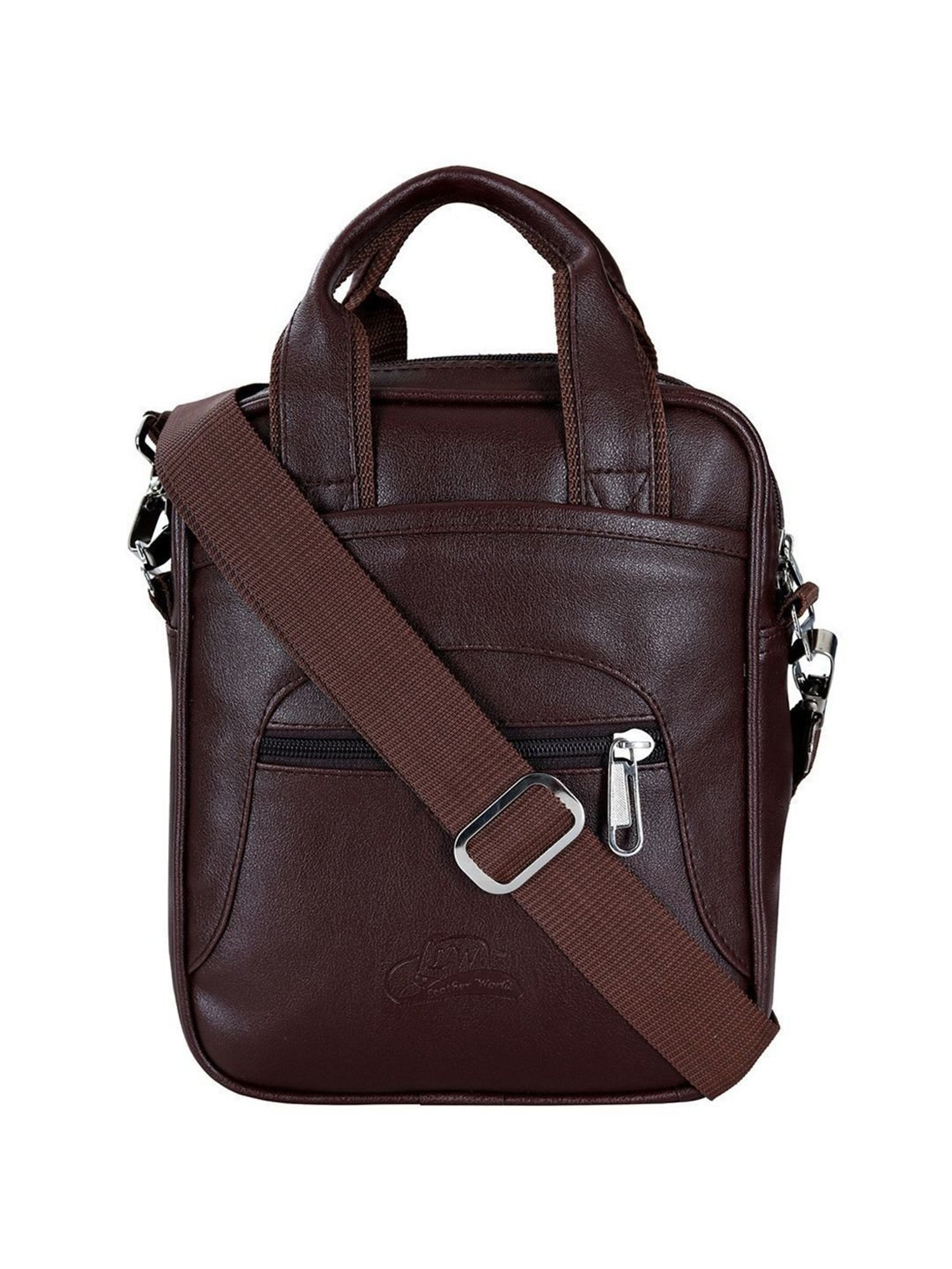 Genuine Leather Shoulder Bag Handbag Men Flap Messenger Bags - Temu