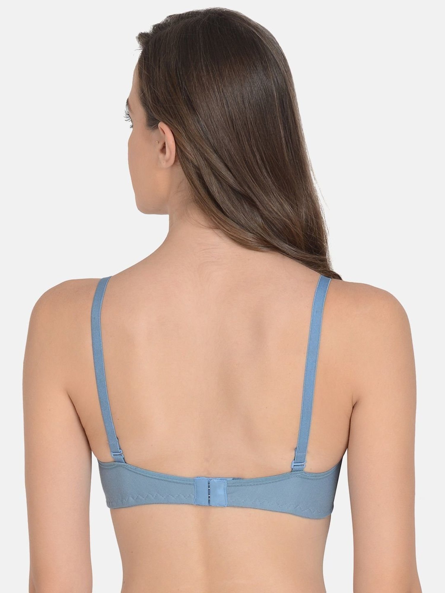 Buy mod & shy Blue Lightly Padded Balconette Bra for Women Online @ Tata  CLiQ