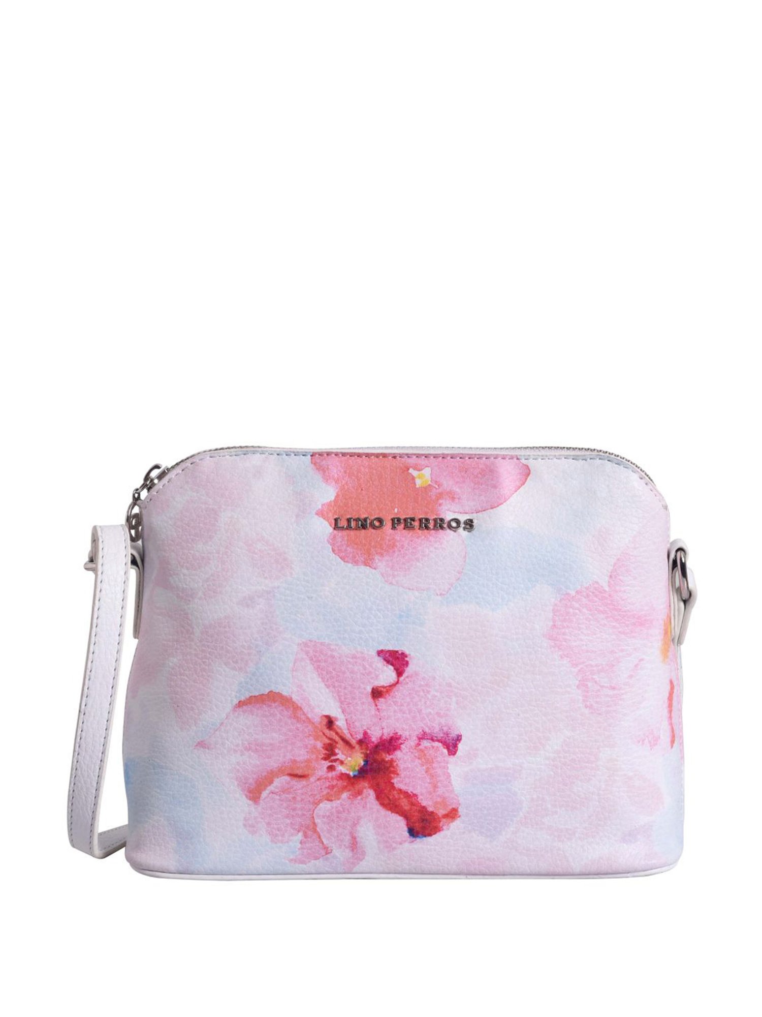 Buy Lino Perros Pink Printed Medium Handbag Online At Best Price @ Tata CLiQ