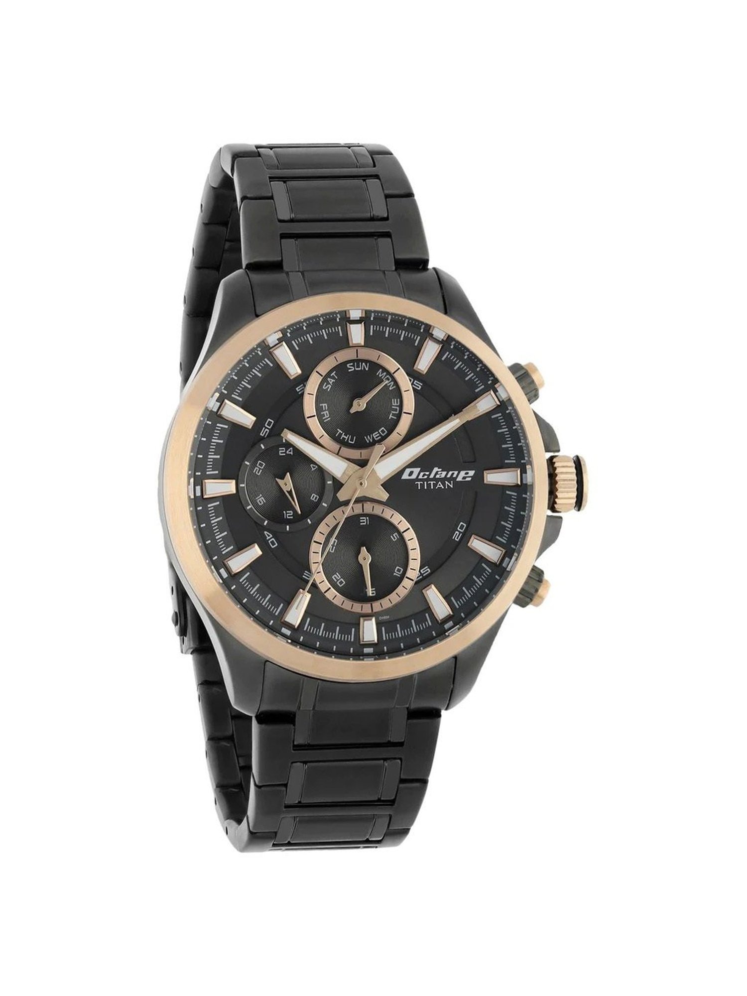 Titan Octane-Aerobatics Collection Analog Black Dial Men's Watch-1857KL01/NR1857KL01  Genuine Leather, Gray Strap : Amazon.in: Watches