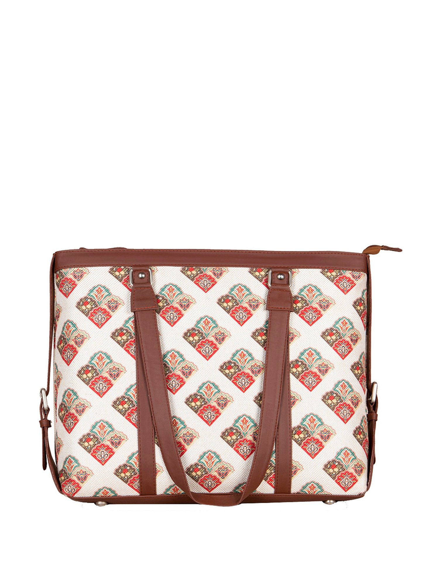 Buy Styli Brown Printed Tote Bag at Best Price @ Tata CLiQ