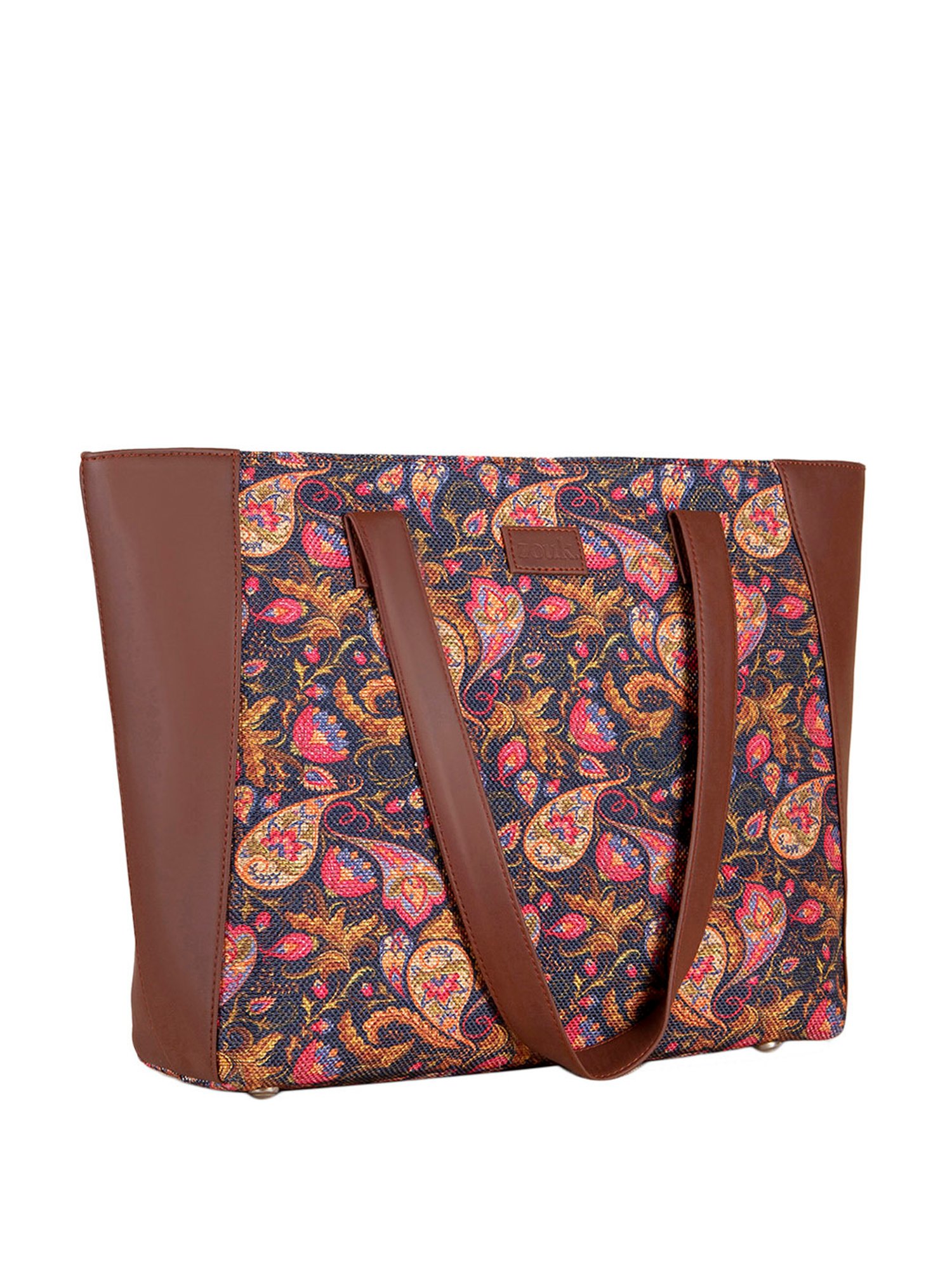 Buy Styli Brown Printed Tote Bag at Best Price @ Tata CLiQ