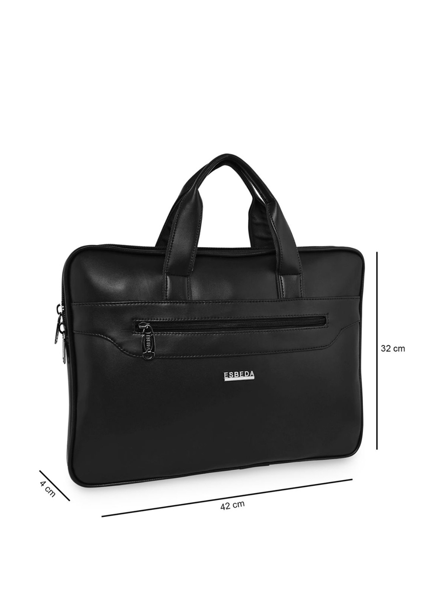 Buy Esbeda Black Medium Laptop Messenger Bag Online At Best Price Tata CLiQ