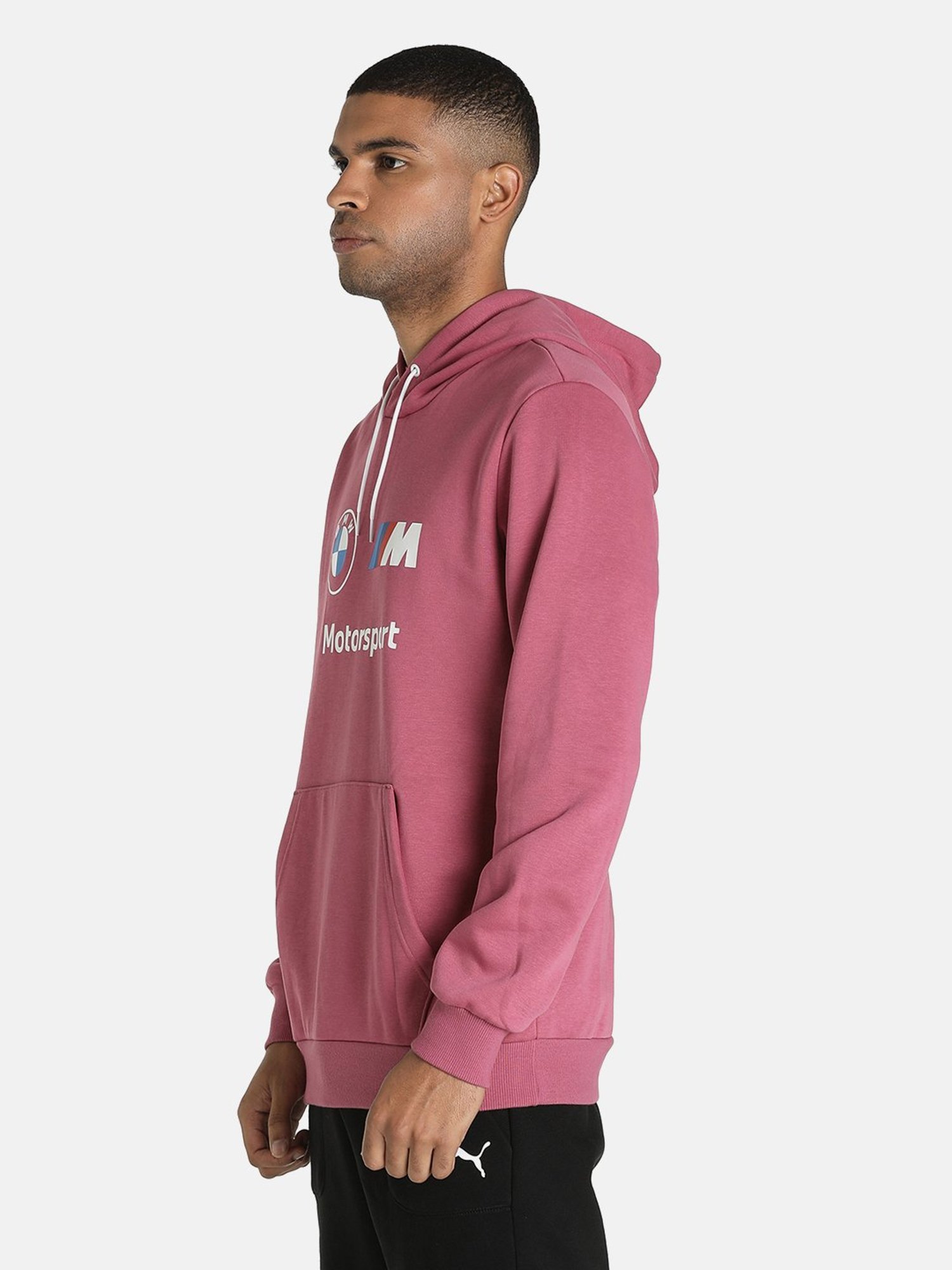 Puma pink hoodie mens cheap