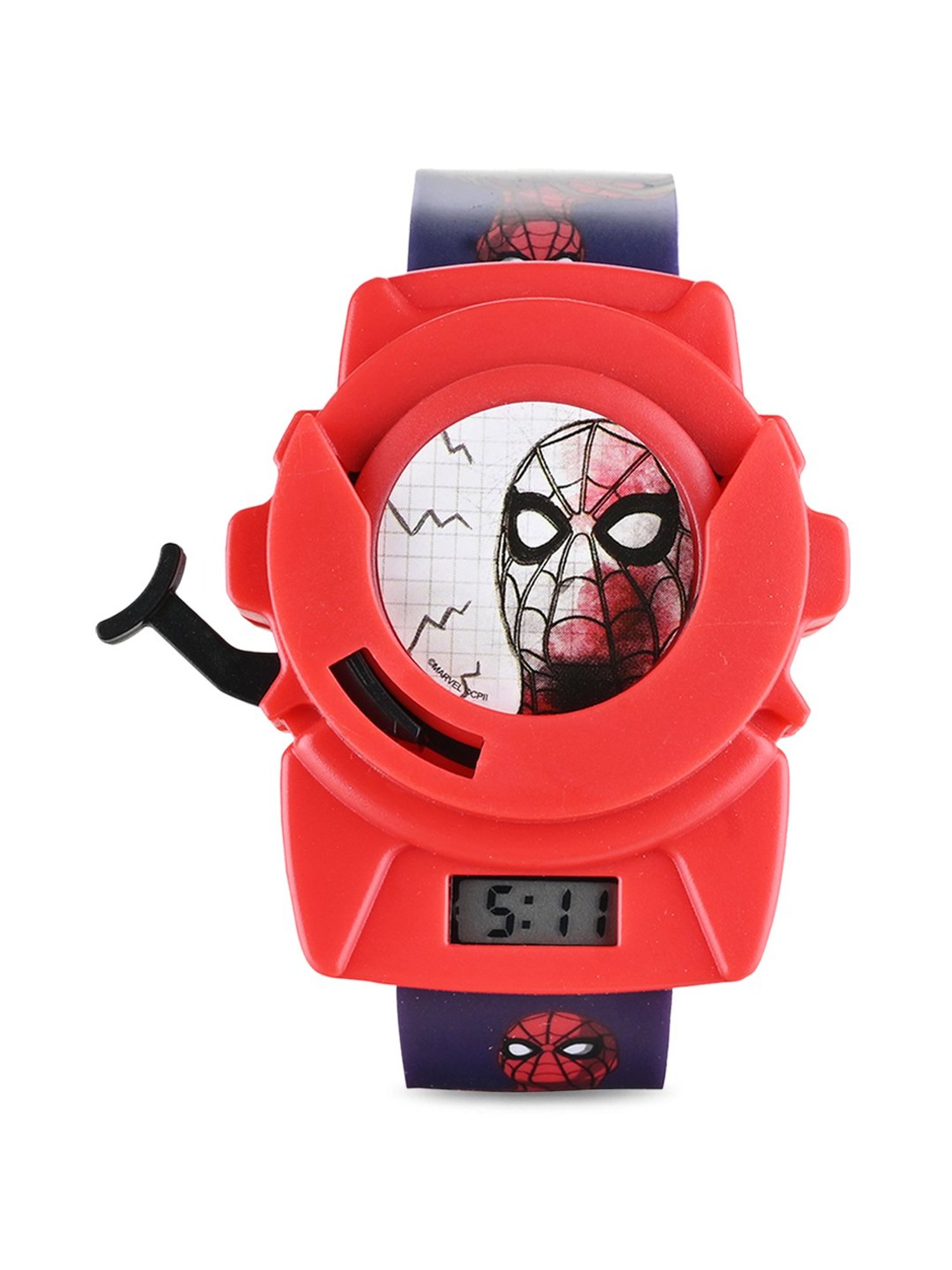 Marvel Spider-Man Kids Black 3D Strap Time Teacher Watch - BillyTheTree  Jewelry