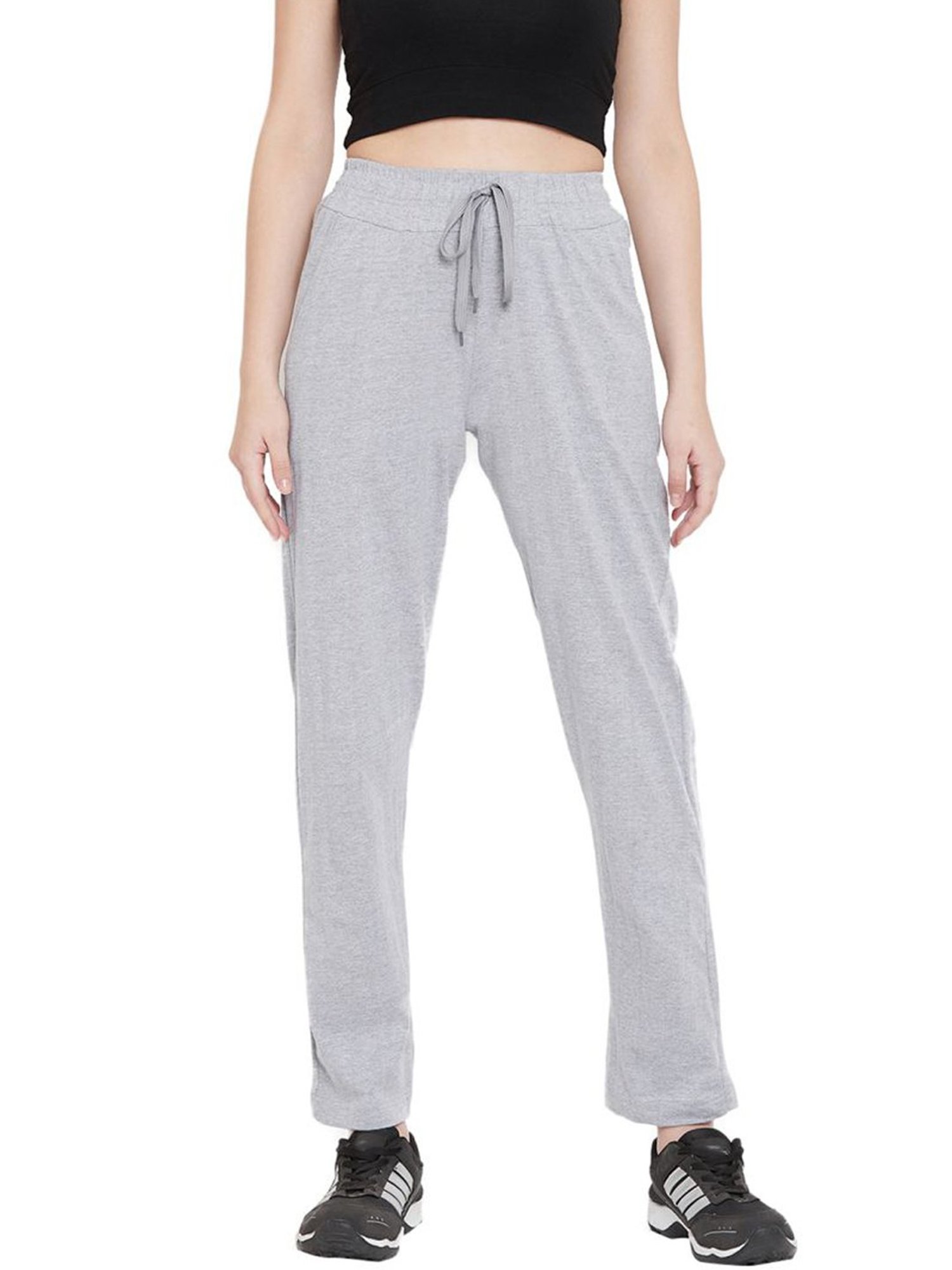 Prettylittlething Grey Embroidered Cuffed Track Pants  PrettyLittleThing  AUS