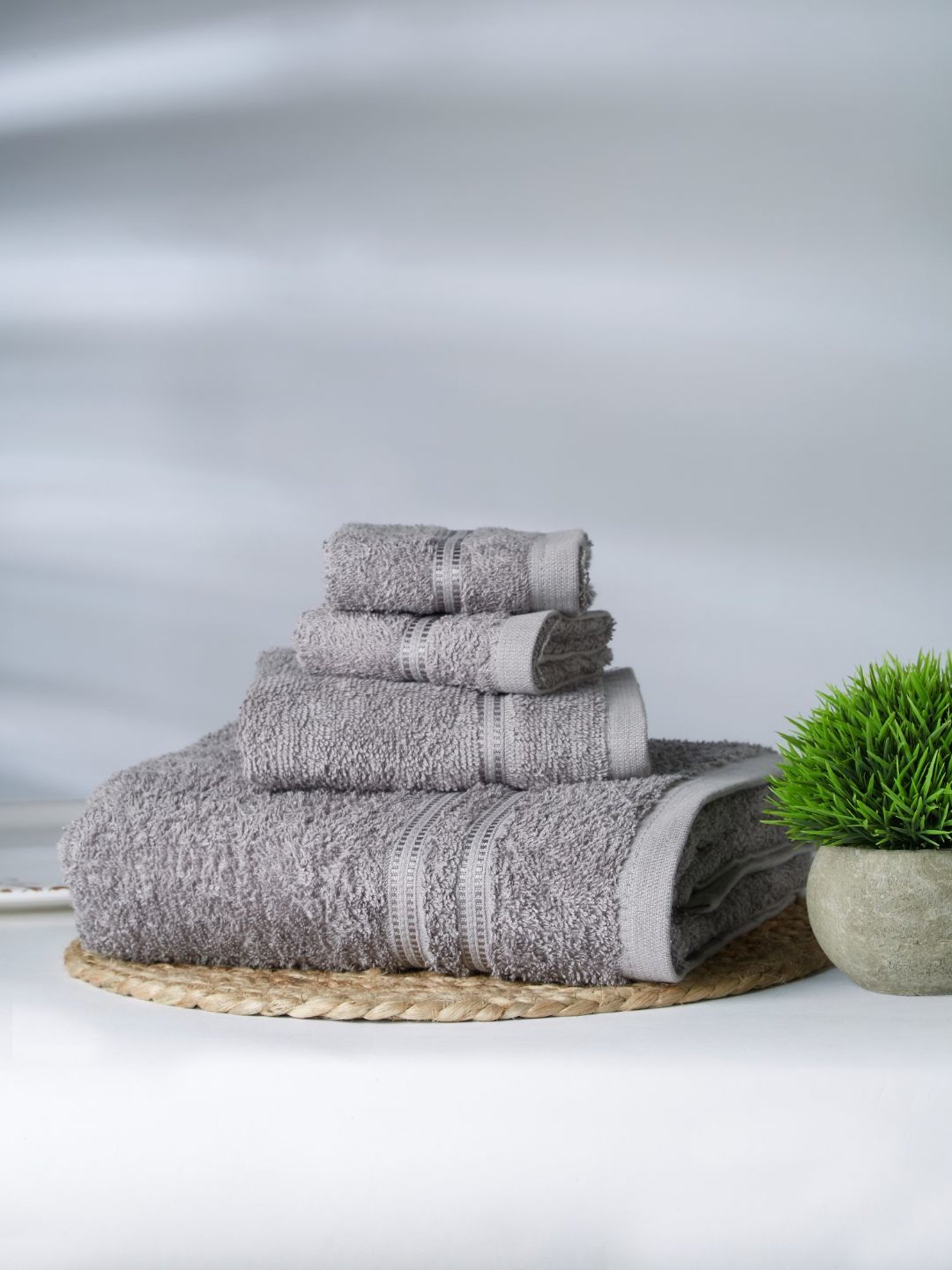 WELSPUN Towels : Buy Welspun Cotton Hand Towel Anti Bacterial Bright  Colours High Absorbency-Gunmetal Grey Online