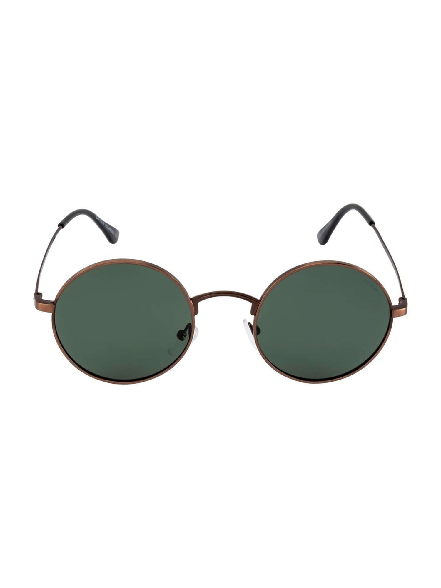 Round sunglasses - Transparent/Green - Men | H&M IN