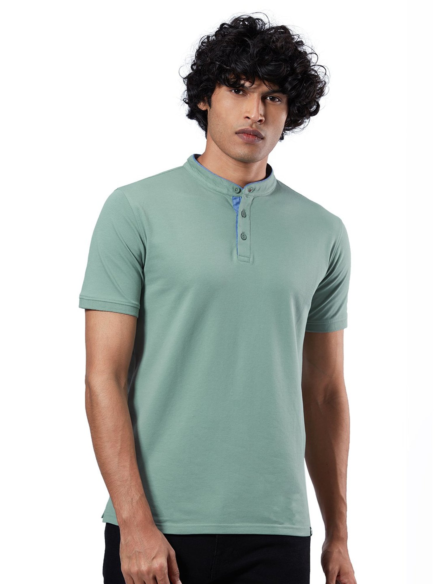 Buy The Souled Store Sage Green T-Shirt for Men's Online @ Tata CLiQ