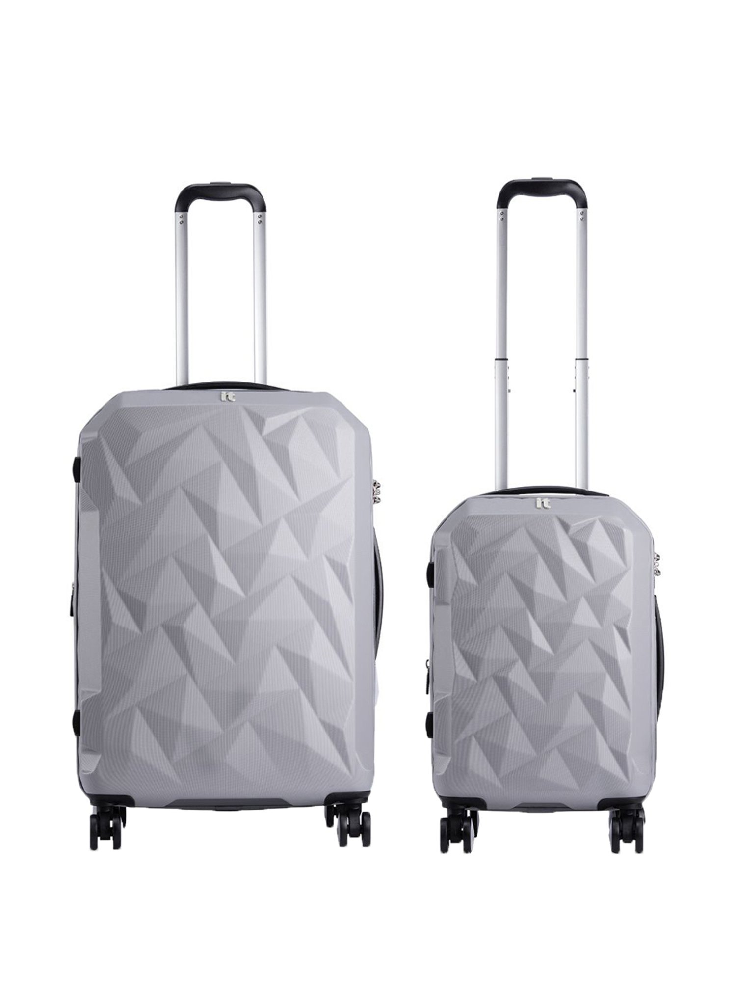 Buy Uppercase Topo Blue Printed Soft Small Luggage Cabin Trolley