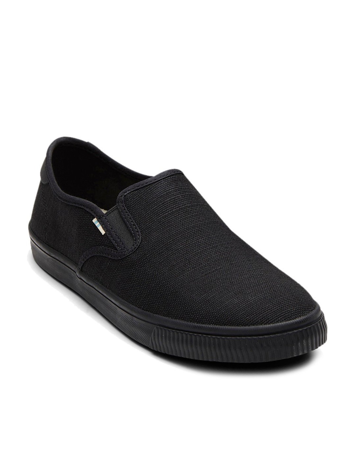 Black slip on store toms