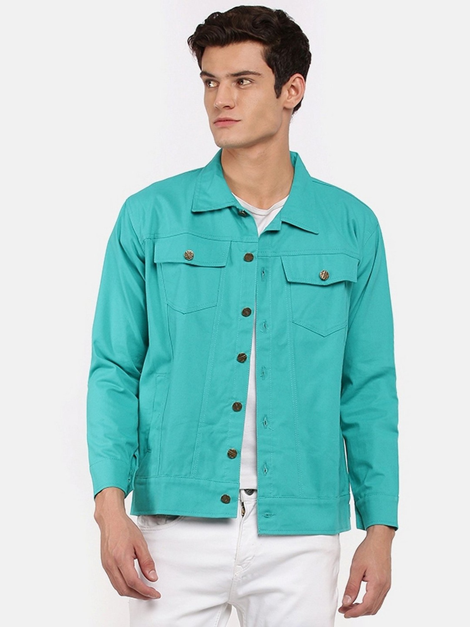 Aggregate 79+ turquoise denim jacket best