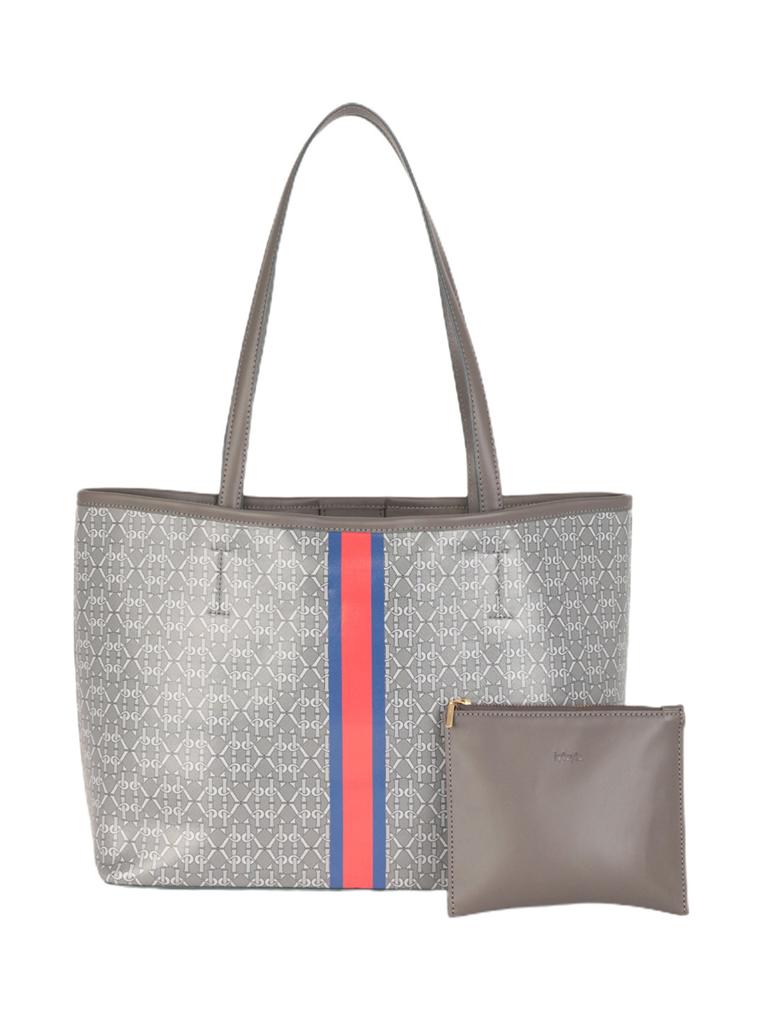 Buy Styli Brown Printed Tote Bag at Best Price @ Tata CLiQ